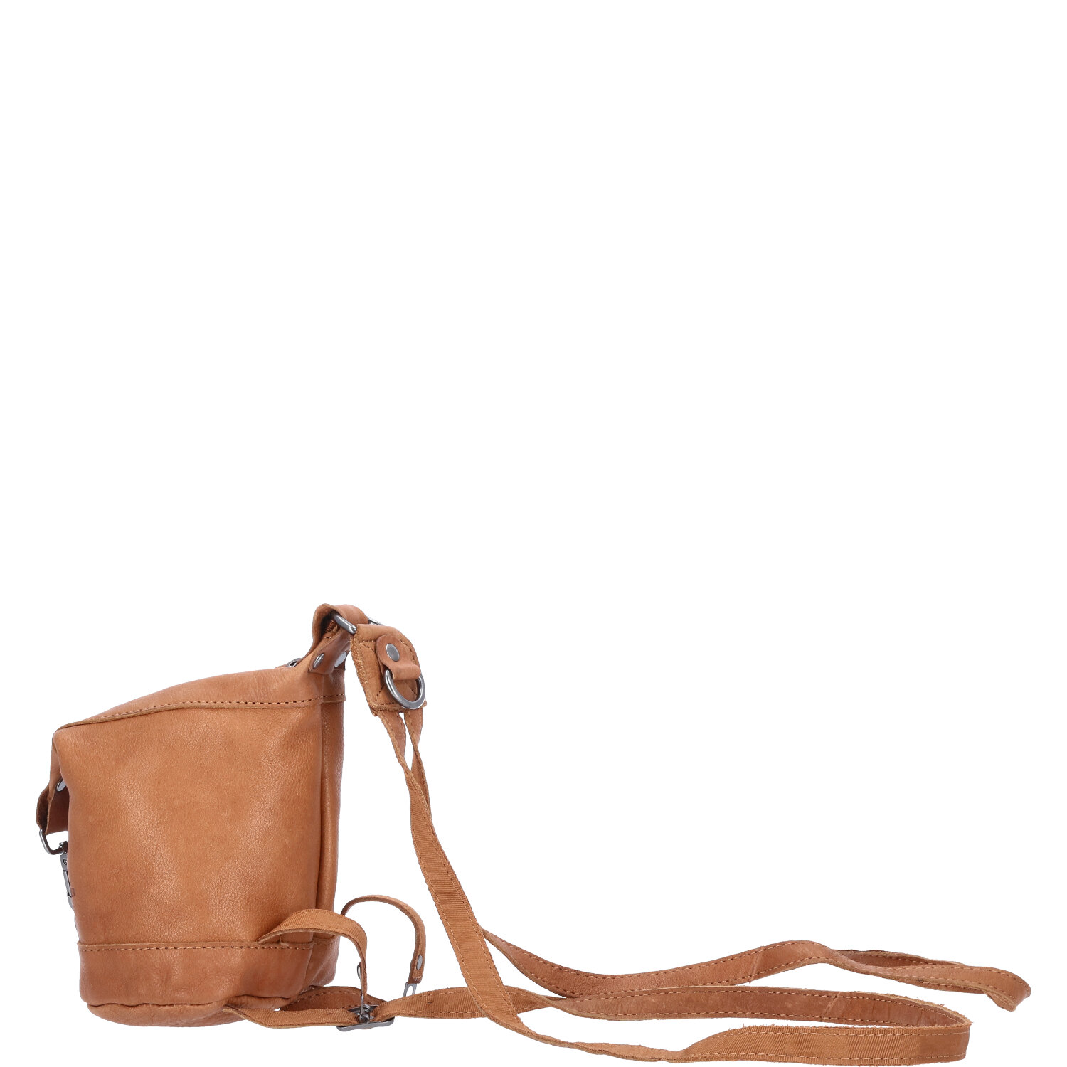 The Skandinavian Brand Mini Leder Rucksack  Cognac