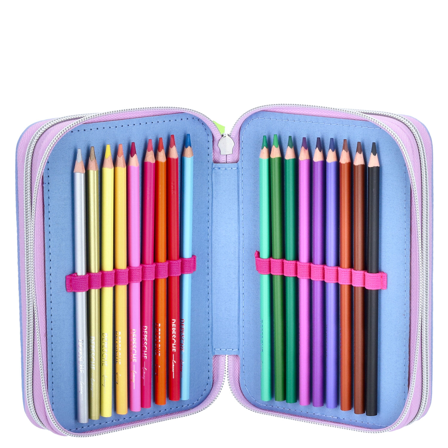 Depesche 3-Fach Federtasche TOPModel FLASH lila Abbildung 6