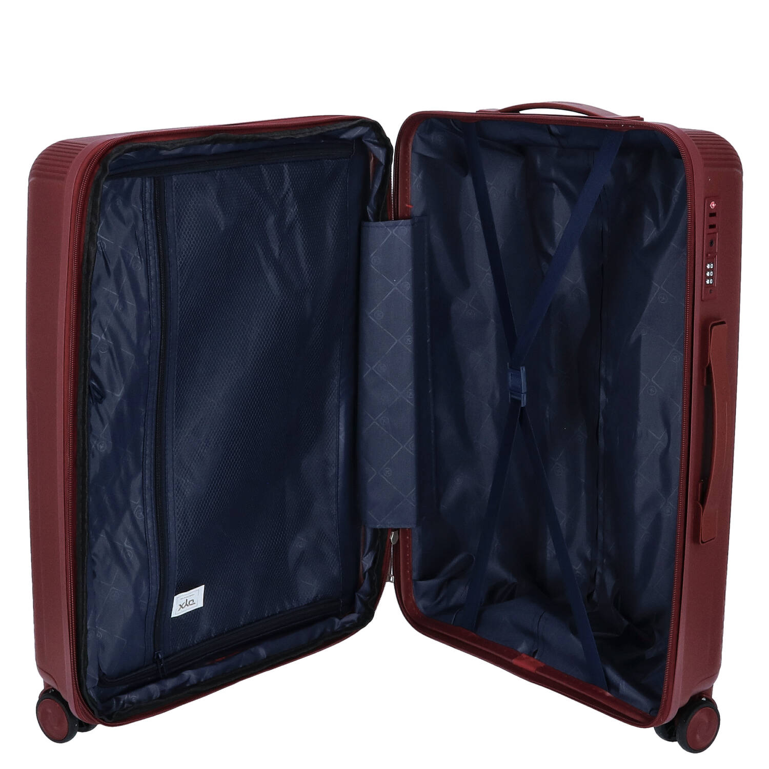 DYX 4 Rollen Koffer M 67 cm Palermo rot Abbildung 8