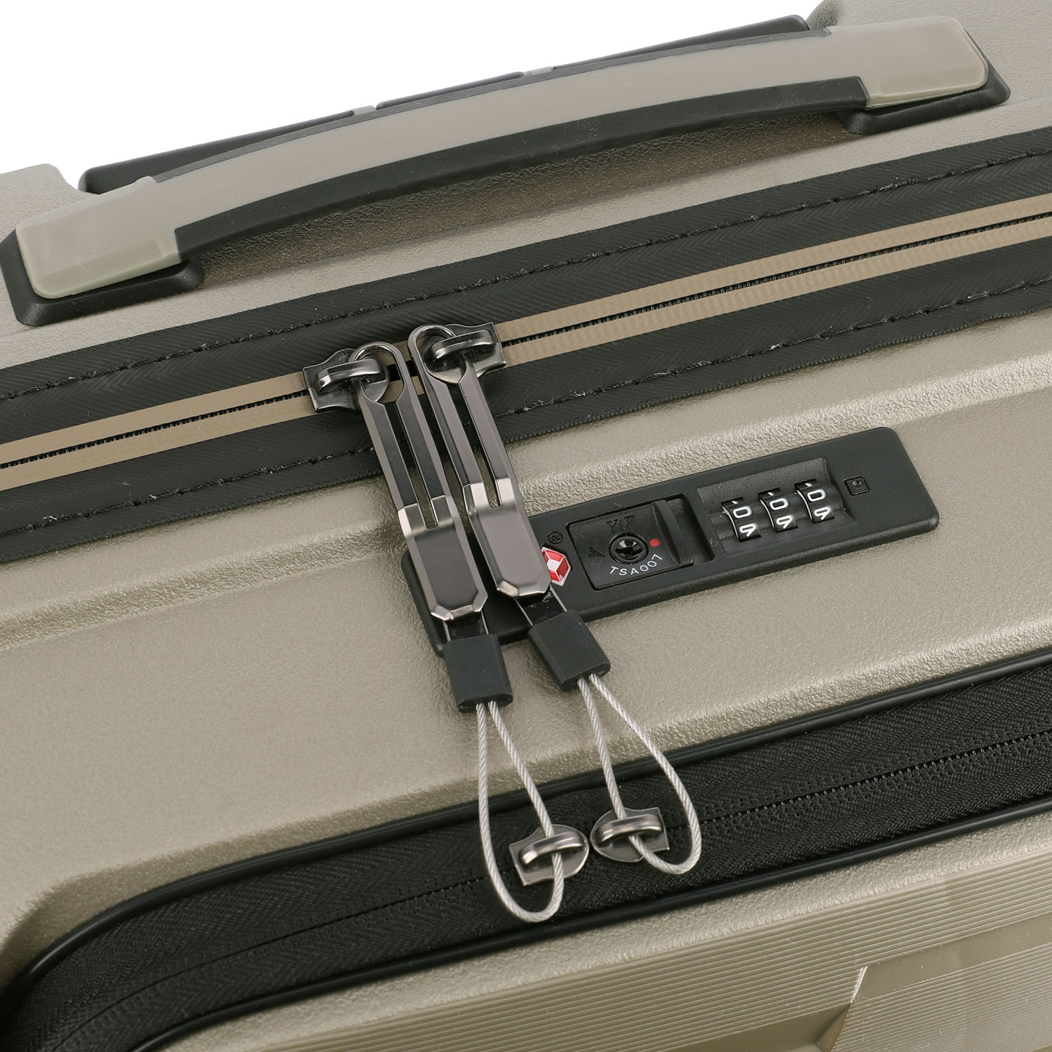 Travelite 4-Rad Trolley S mit Vortasche Air Base champagner Abbildung 7