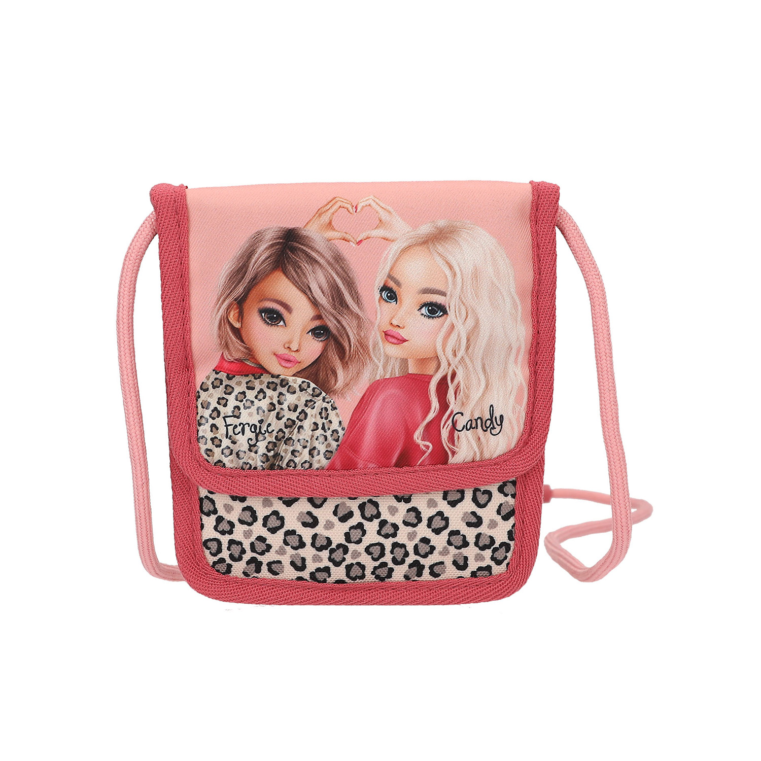 Depesche Brustbeutel LEOHEART pink/rot Abbildung 1