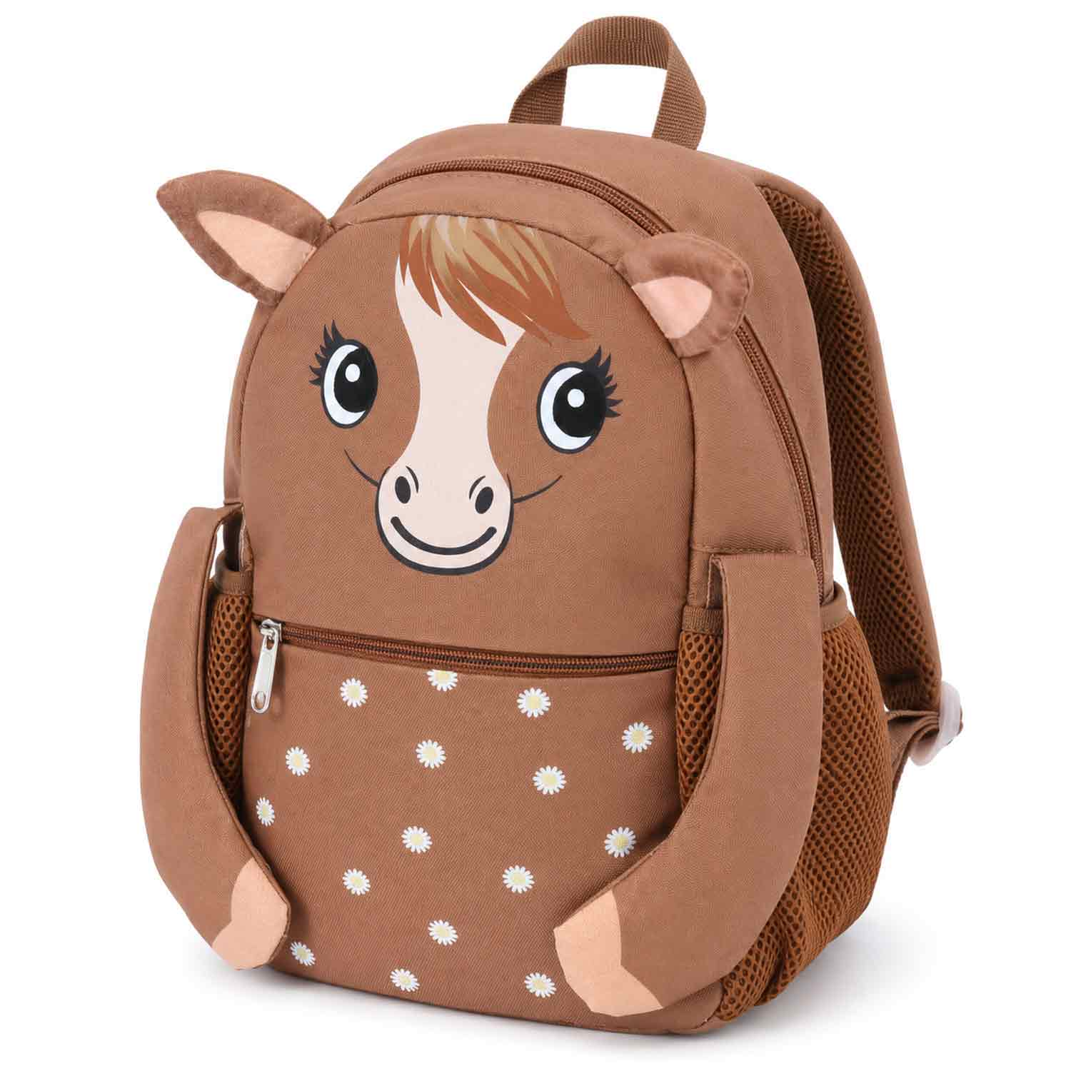 Antonio Kinder Rucksack - Brown horse Abbildung 1
