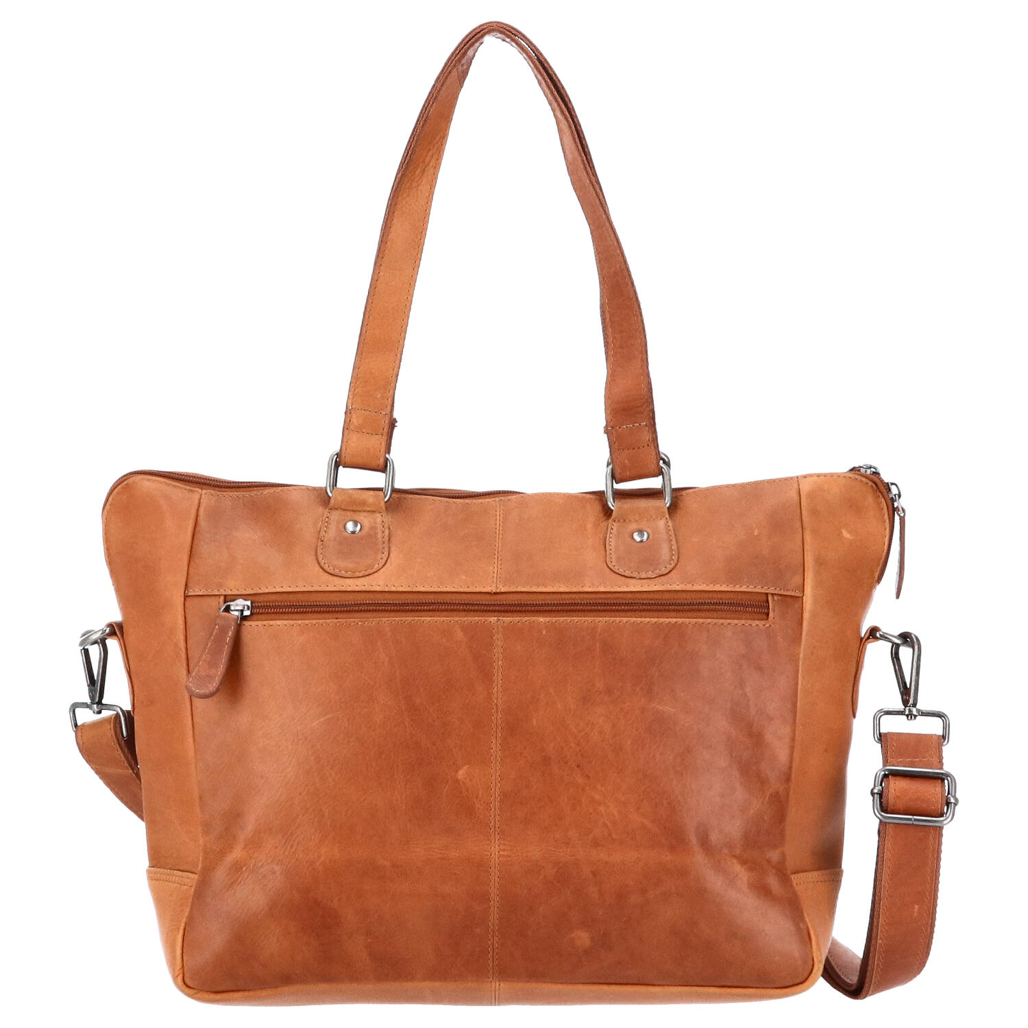 The Skandinavian Brand Leder Shopper - Cognac Abbildung 2