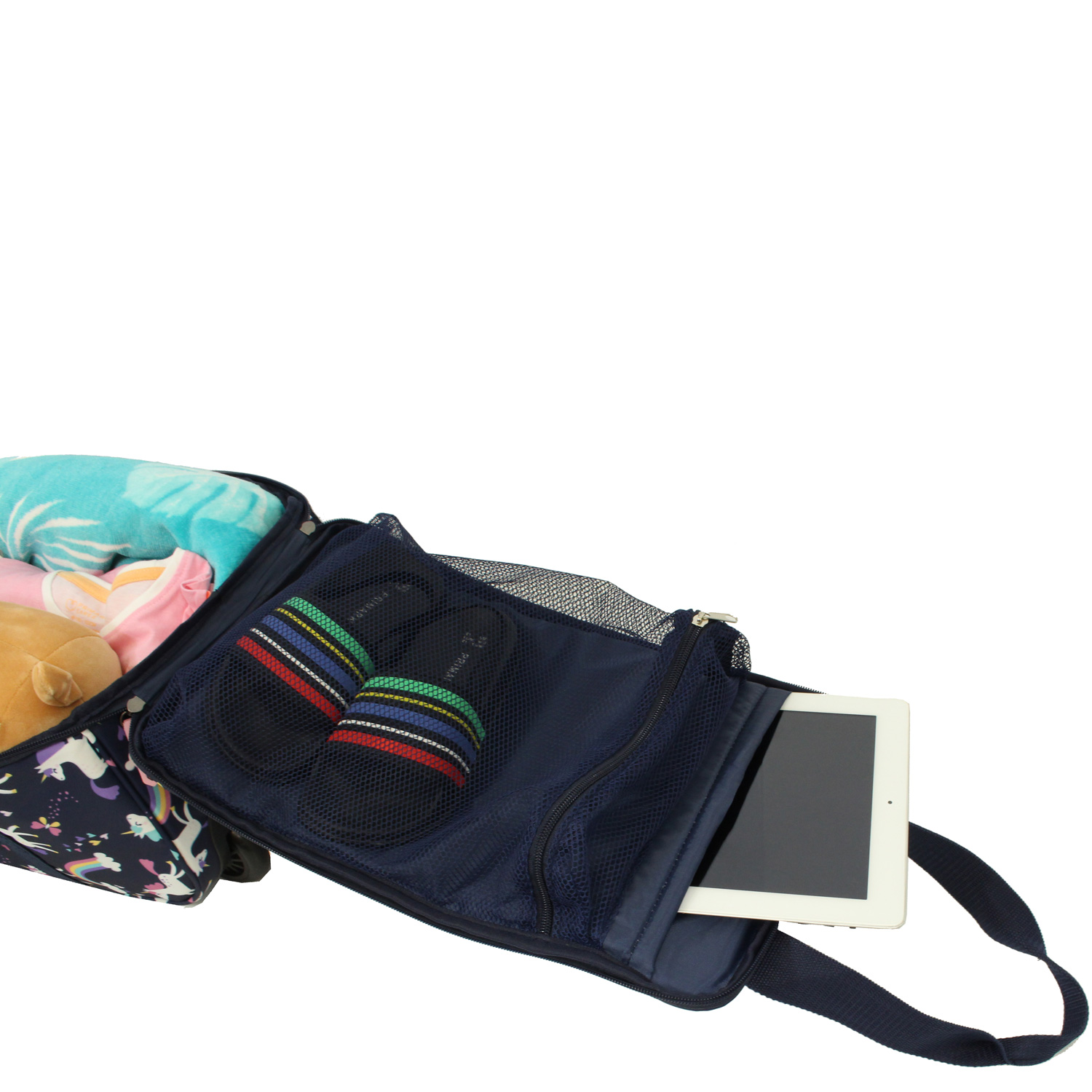 Bordlite Kindertrolley Boardgepäck Underseat Unicorn dark blue