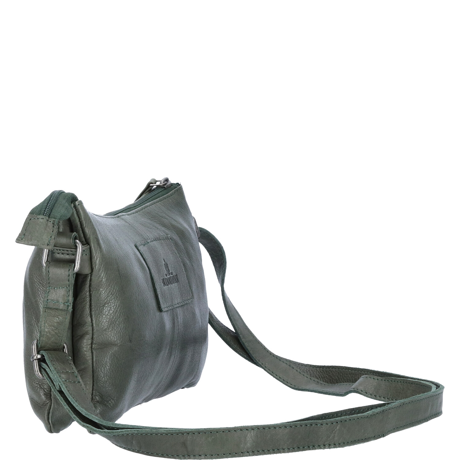 The Skandinavian Brand Damen Ledertasche, Umhängetasche - grün Abbildung 5