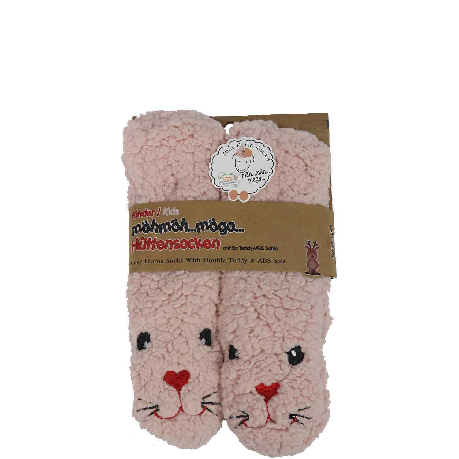 Antonio Kinder Mäh Mäh Mäga Hüttensocken 27-31  Rosa