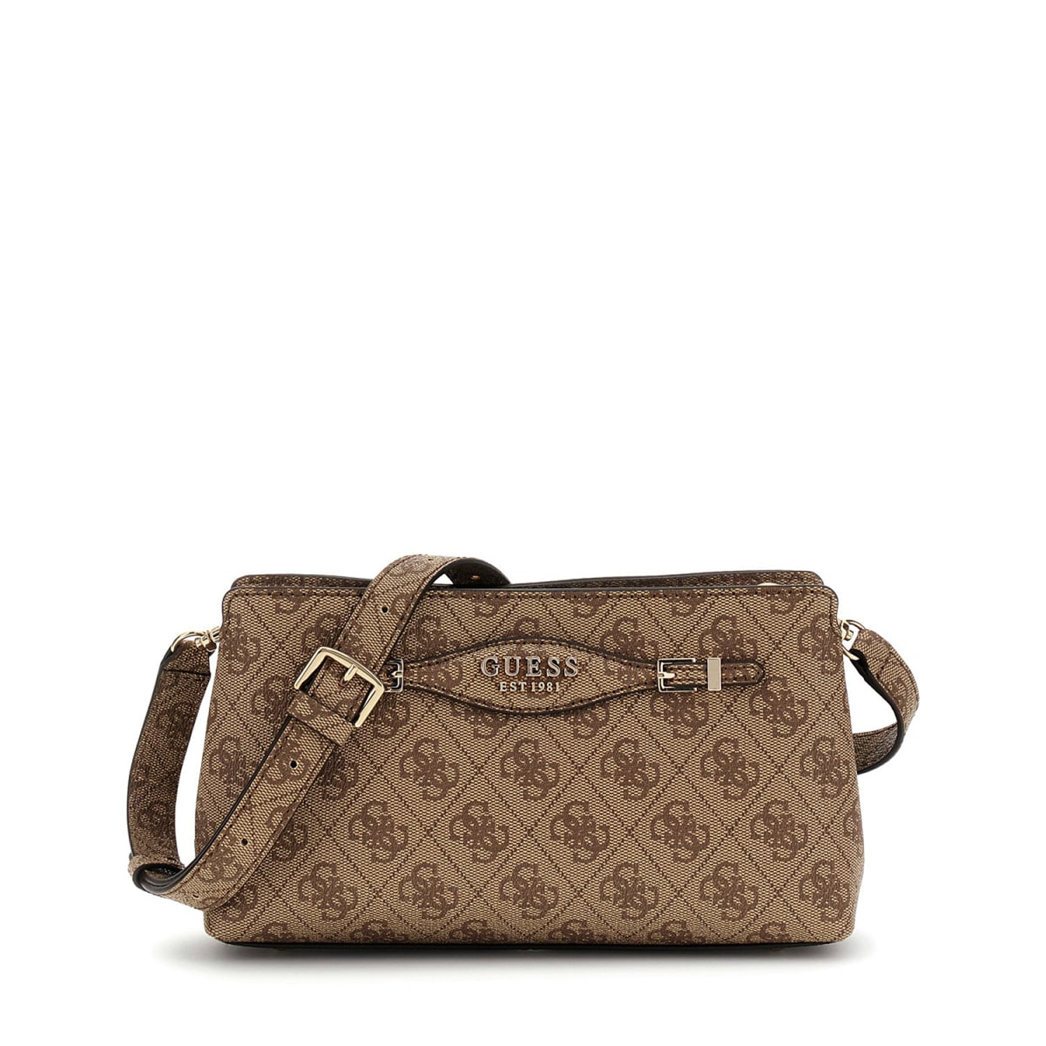 GUESS Umhängetasche Katya Latte Logo Abbildung 1