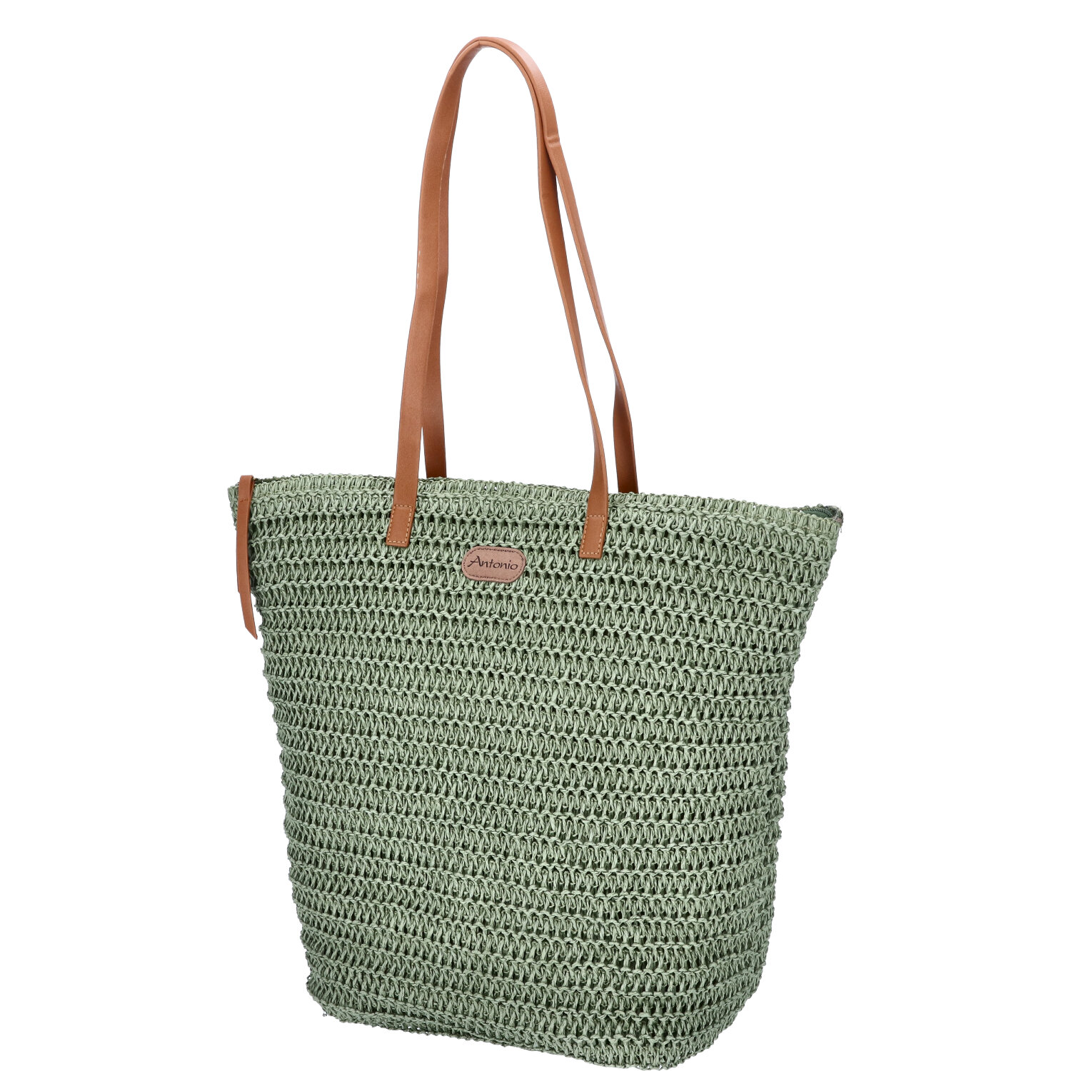 Antonio Damen Shopper BOHO Style grün