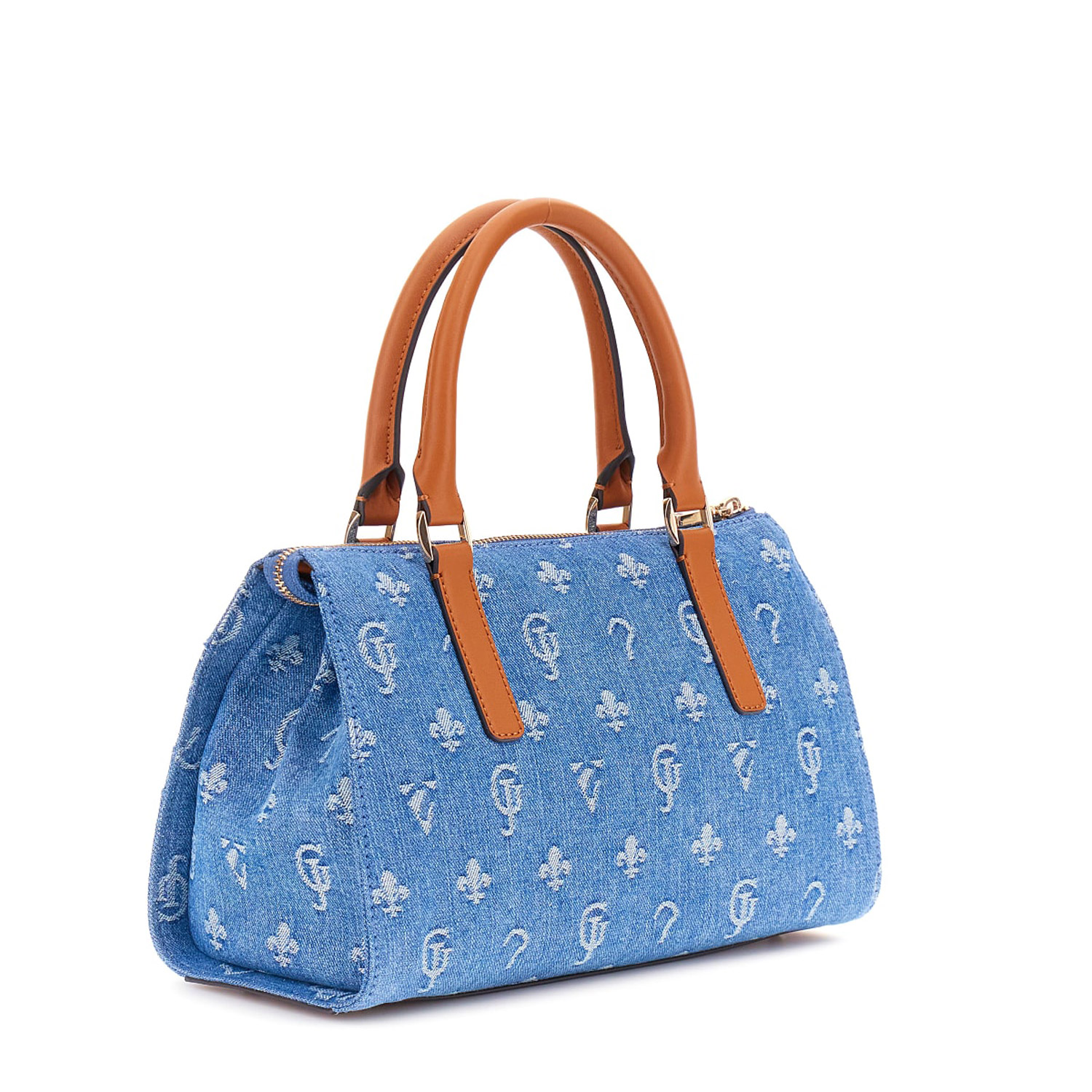GUESS Handtasche Greyson II Denim/Caramel Abbildung 2