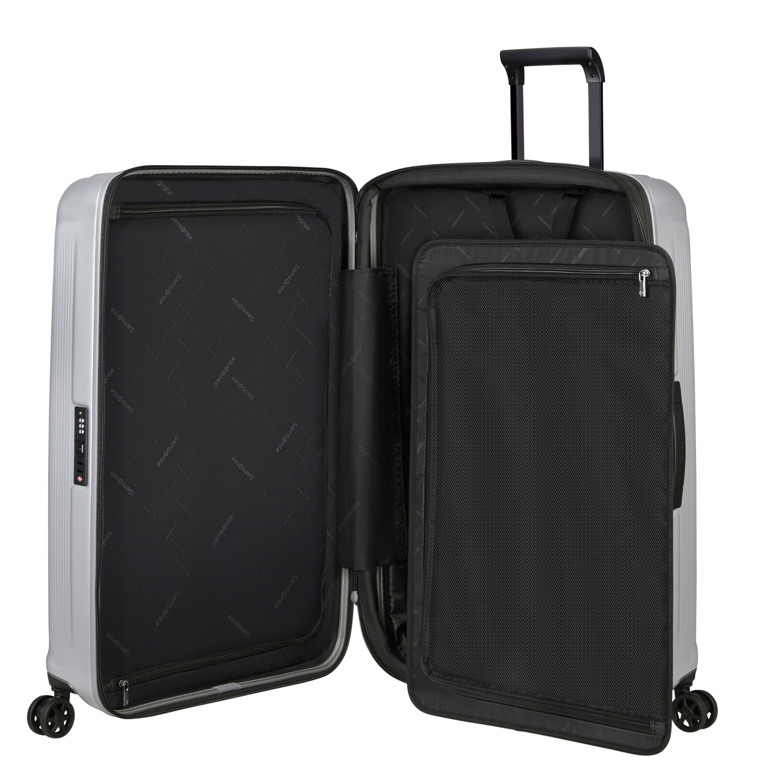 Samsonite 4-Rad Trolley 69cm erw. Nuon Matt Silver Abbildung 6