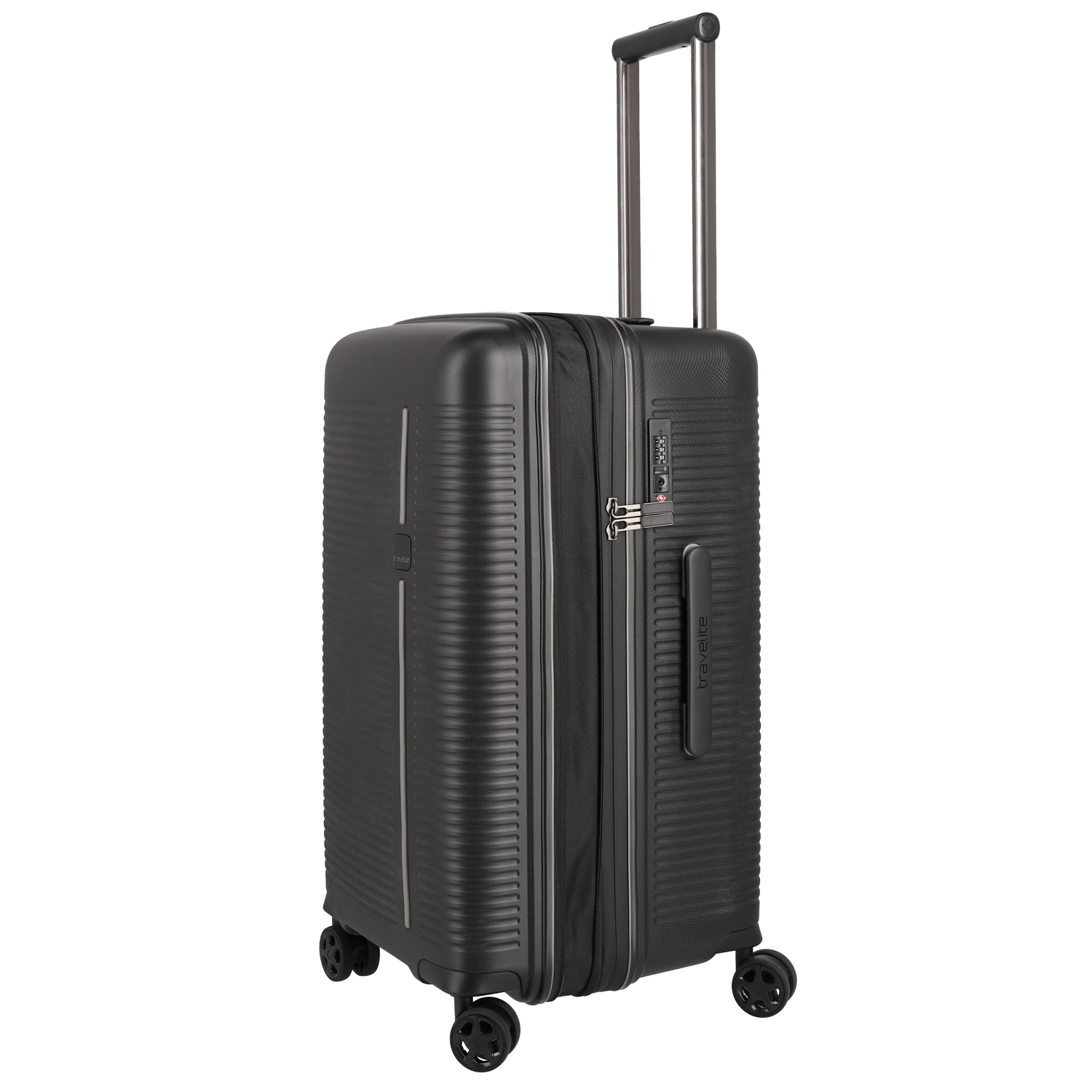 Travelite 4-Rad Trolley M erw. Roomer schwarz