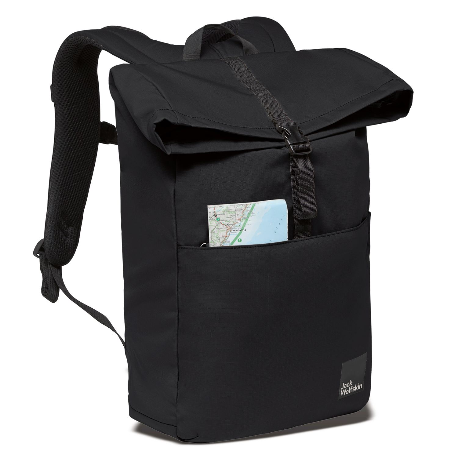 Jack Wolfskin Rolltop Rucksack Island Black Abbildung 5