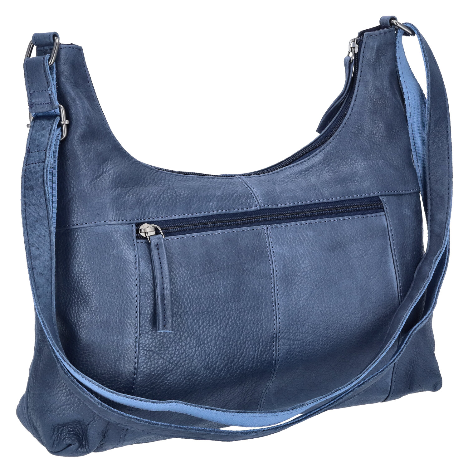 The Skandinavian Brand Leder Umhängetasche  Blue