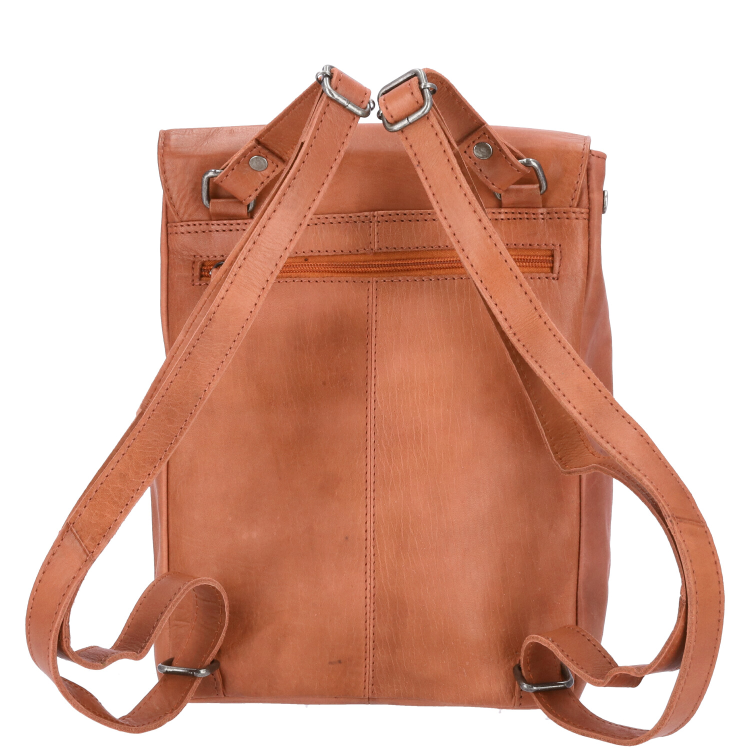 The Skandinavian Brand Damen Leder Rucksack  Cognac Abbildung 4