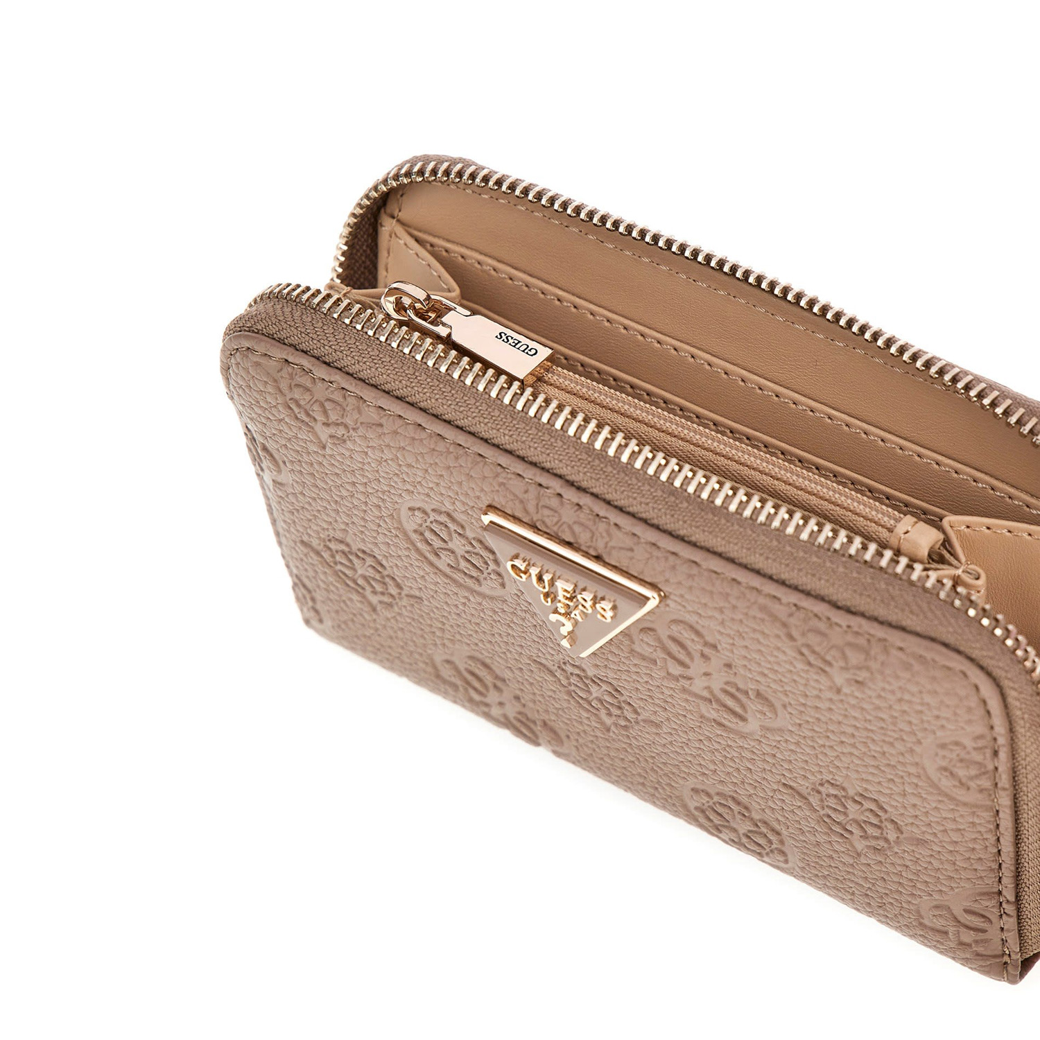 GUESS Damen Geldbörse Cresidia II SLG Dark Taupe Logo Abbildung 3