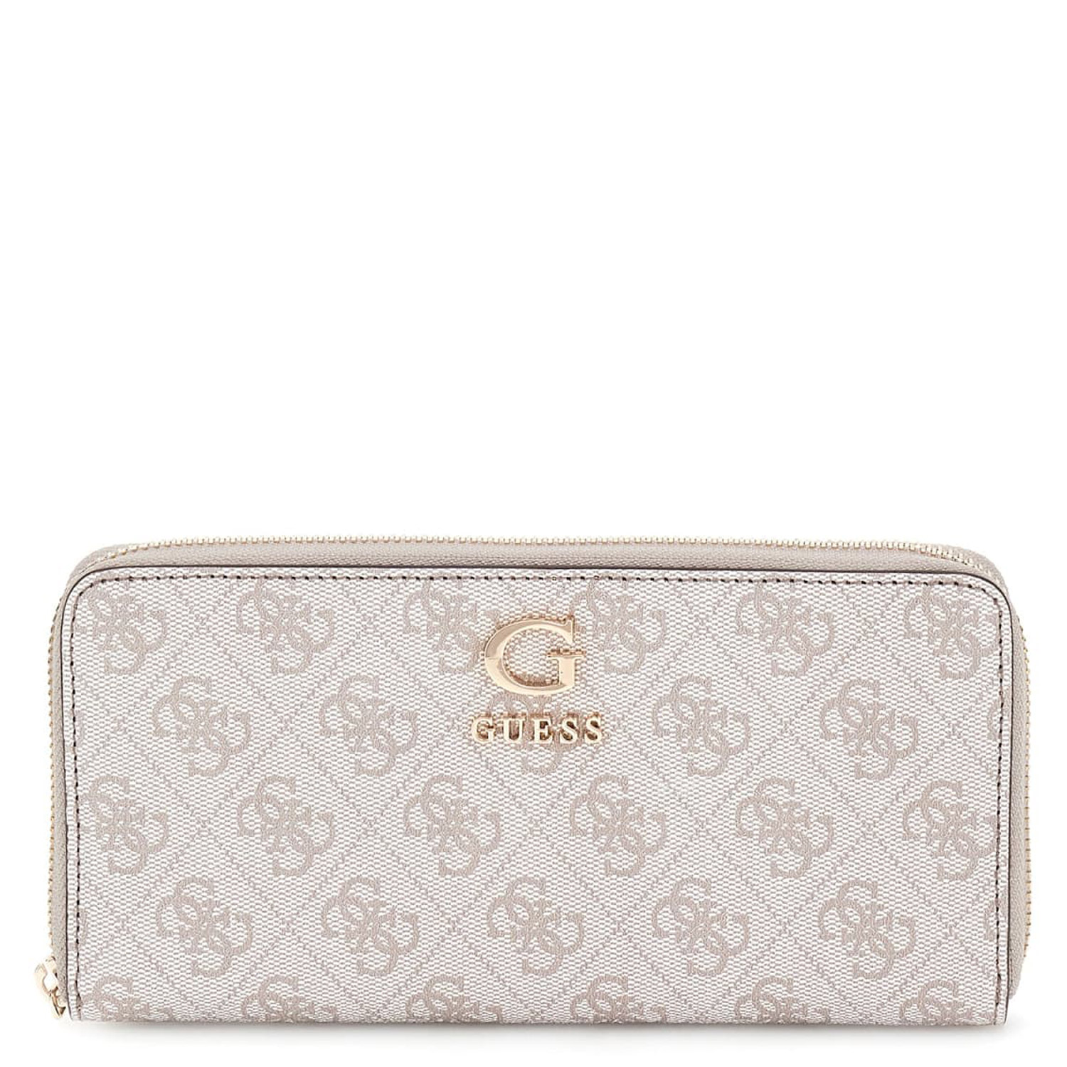 GUESS Damen Geldbörse Zamira Dark Taupe Logo