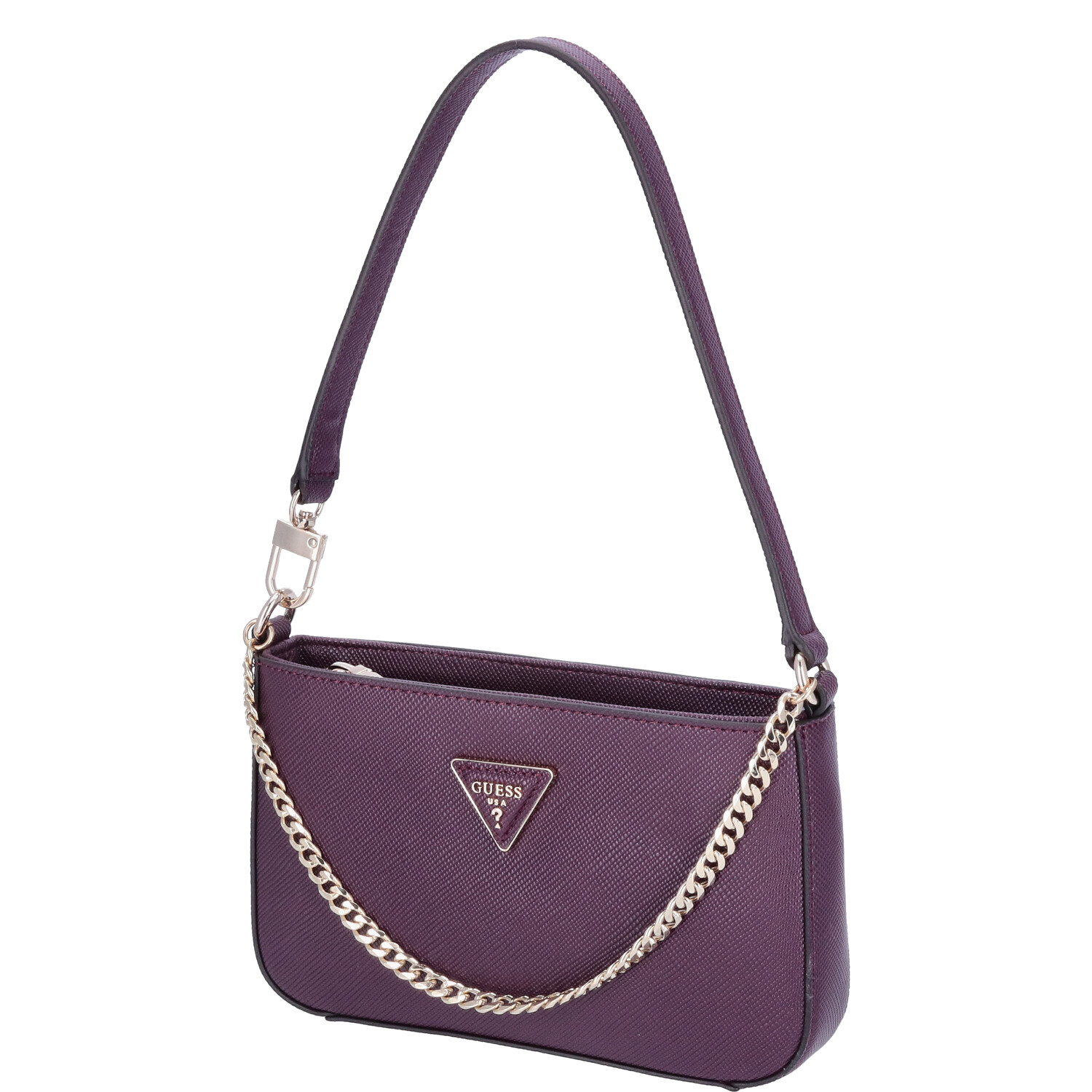 GUESS Damen Schultertasche Brynlee plum