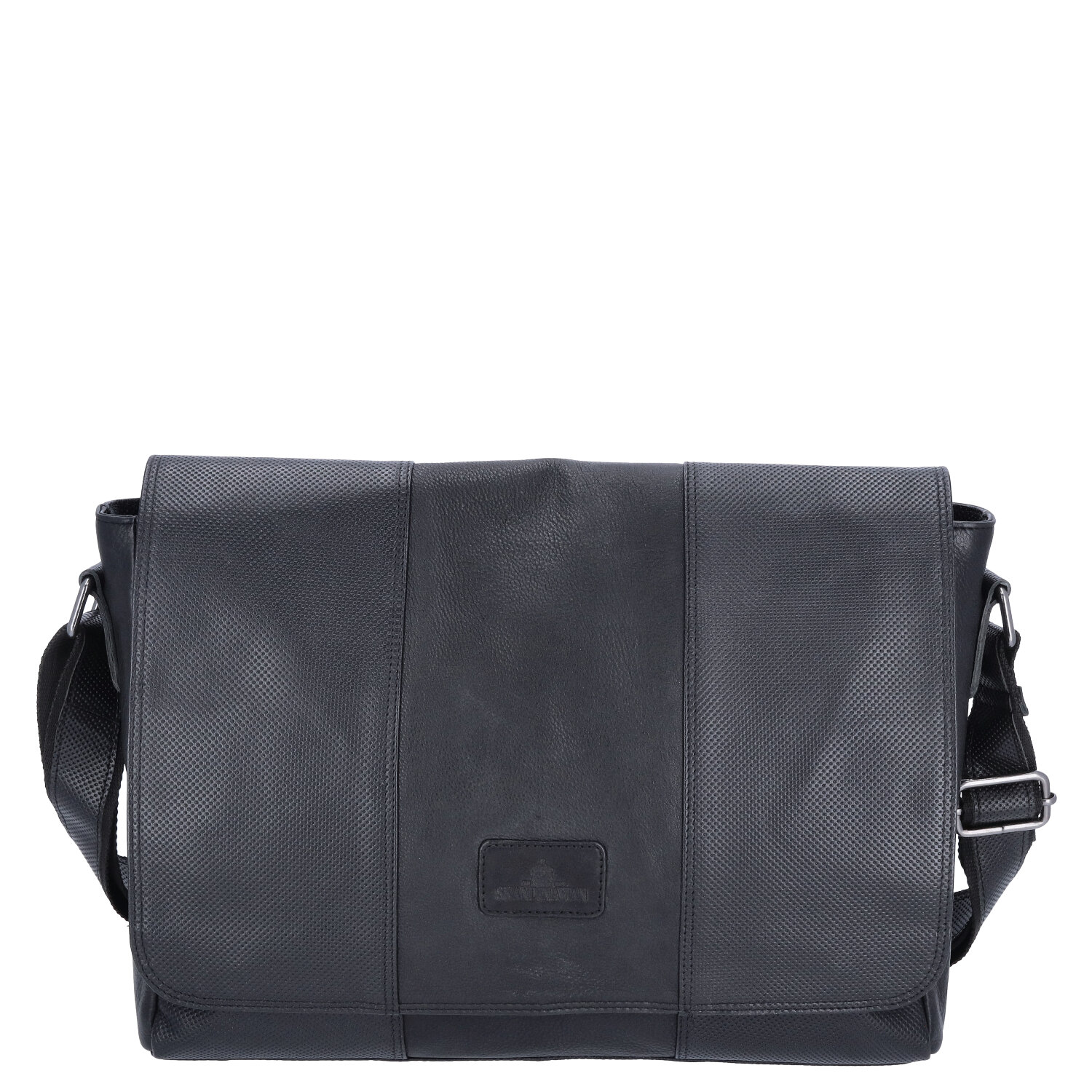 The Skandinavian Brand Leder Messenger  Black