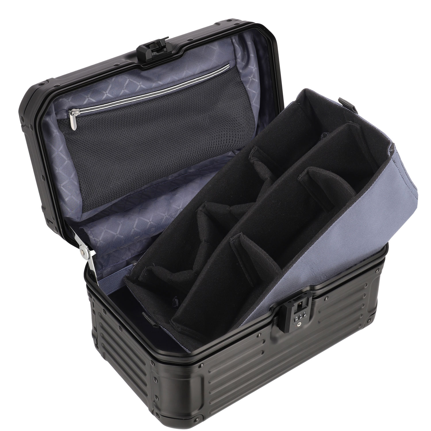 Travelite Beautycase Aluminium NEXT schwarz