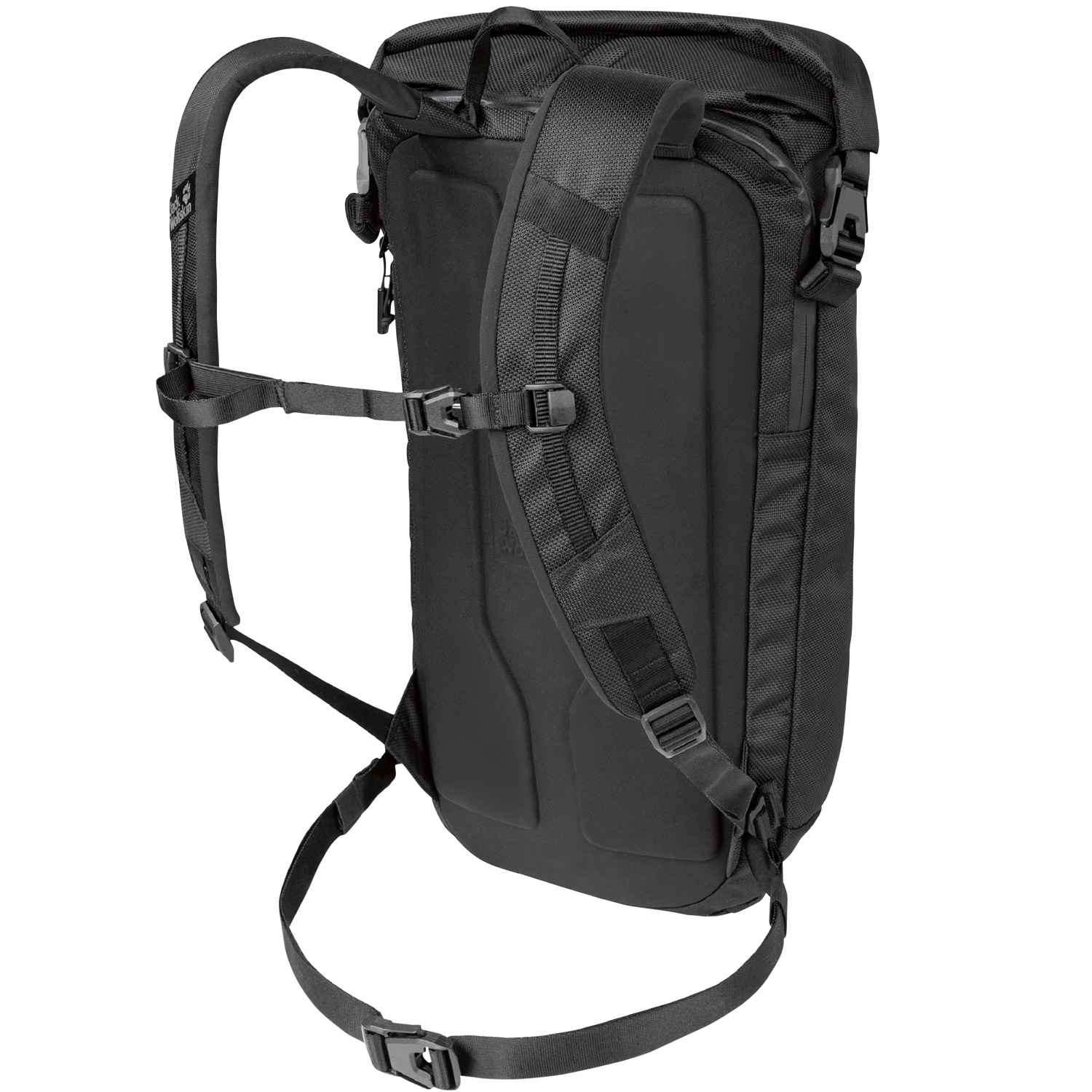 Jack Wolfskin Laptop-/Freizeit Rucksack Helsinki Rolltop ultra black Abbildung 2