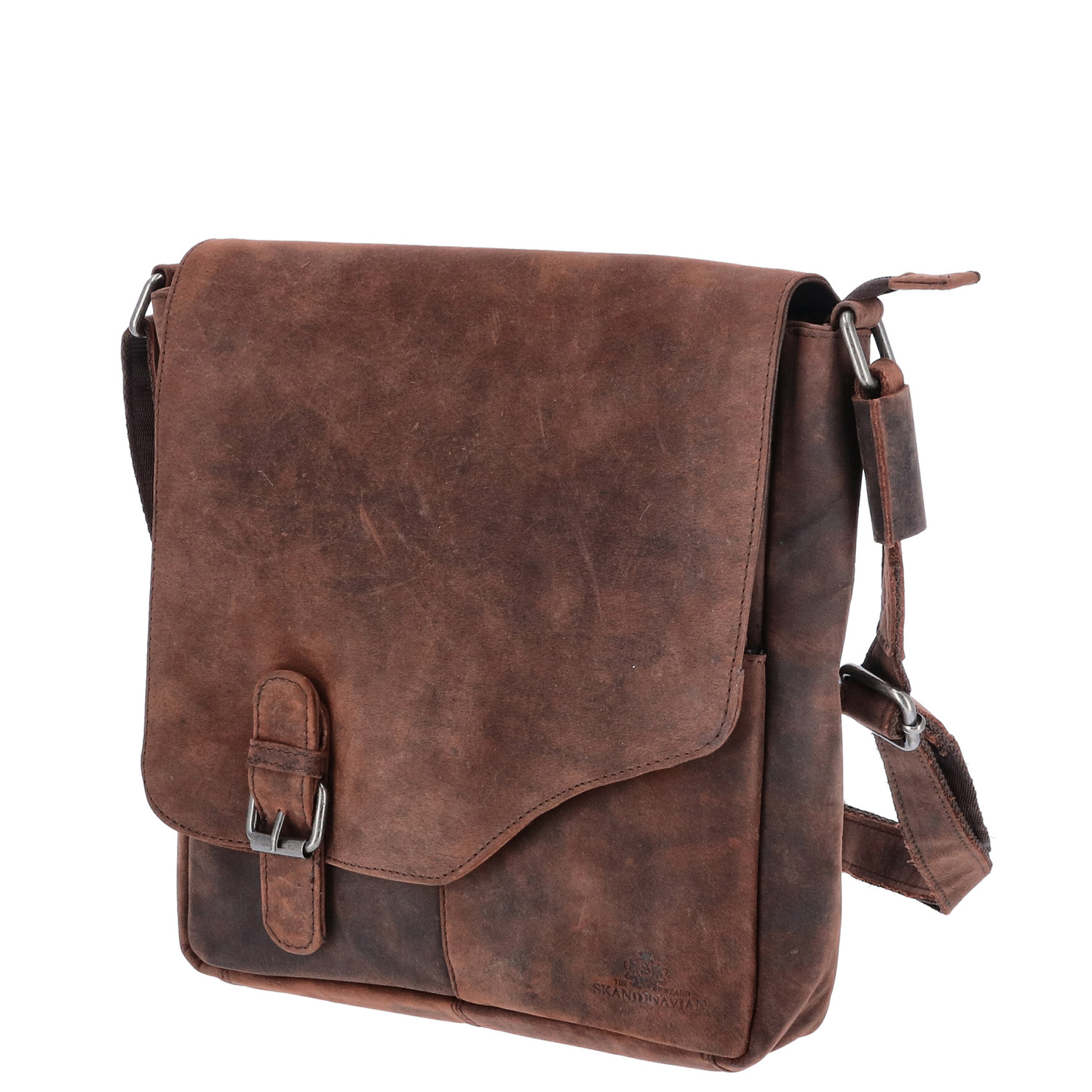 The Skandinavian Brand Leder Umhängetasche Hunter  braun Abbildung 1