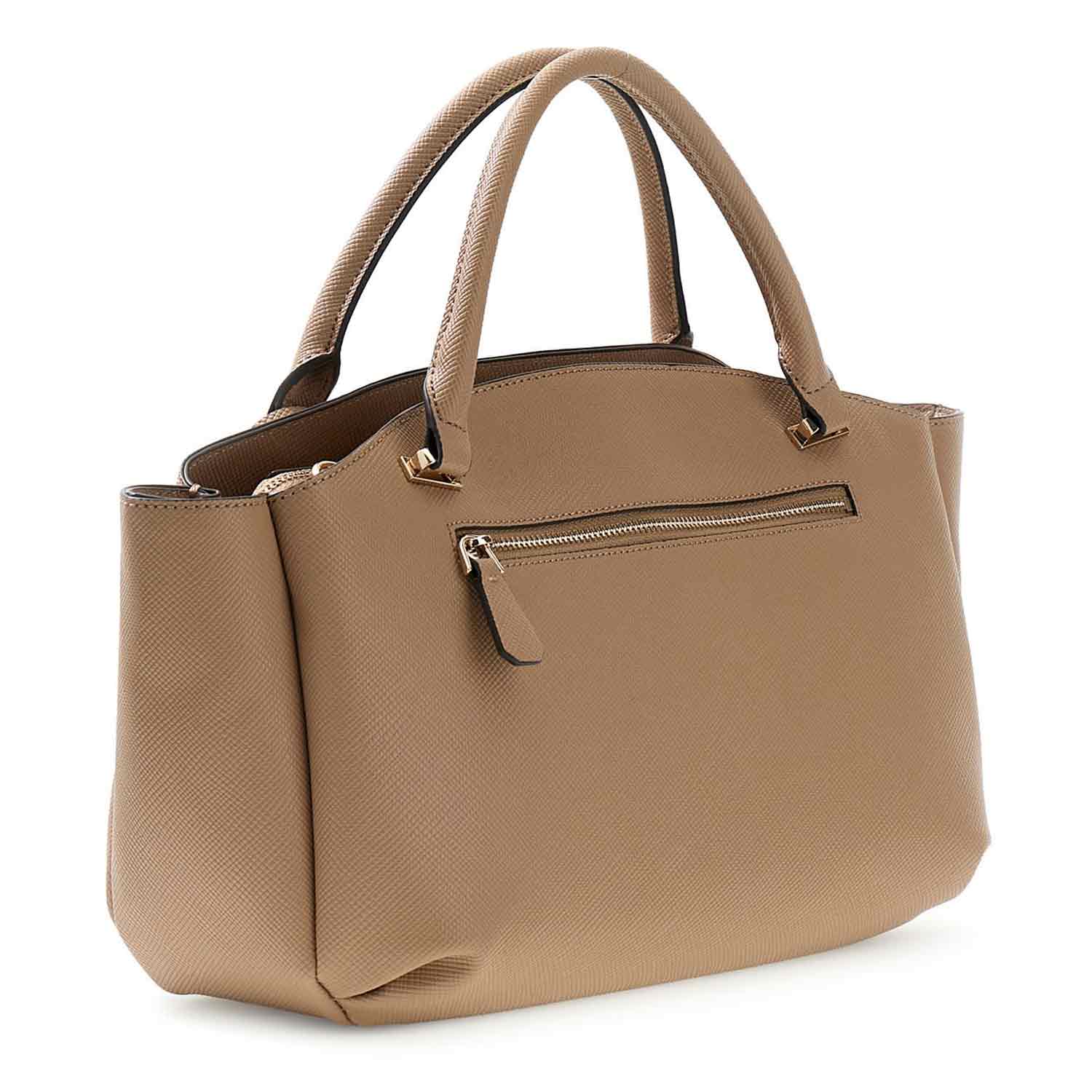 GUESS Handtasche Gilda 3 Comp beige Abbildung 3