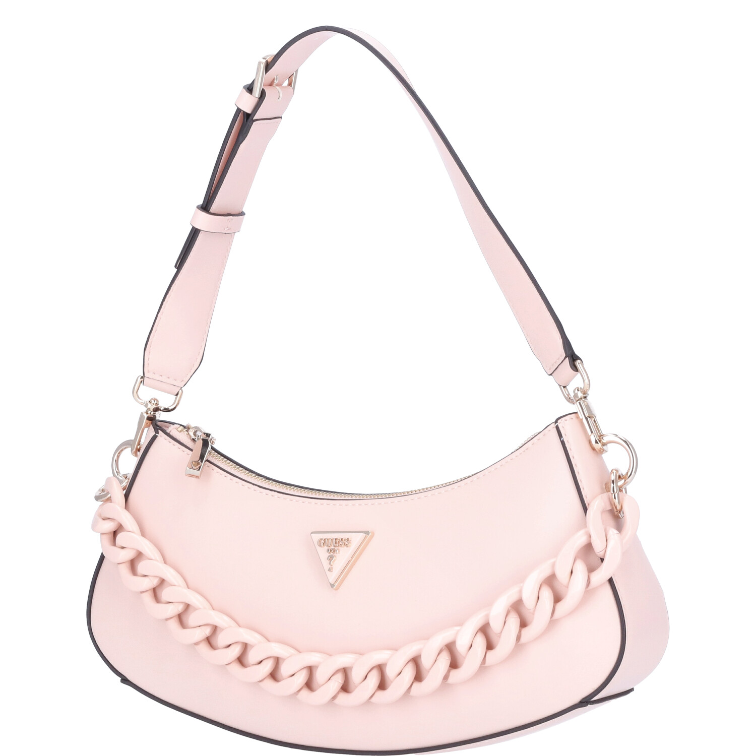 GUESS Damen Schultertasche Corina Pale Rose