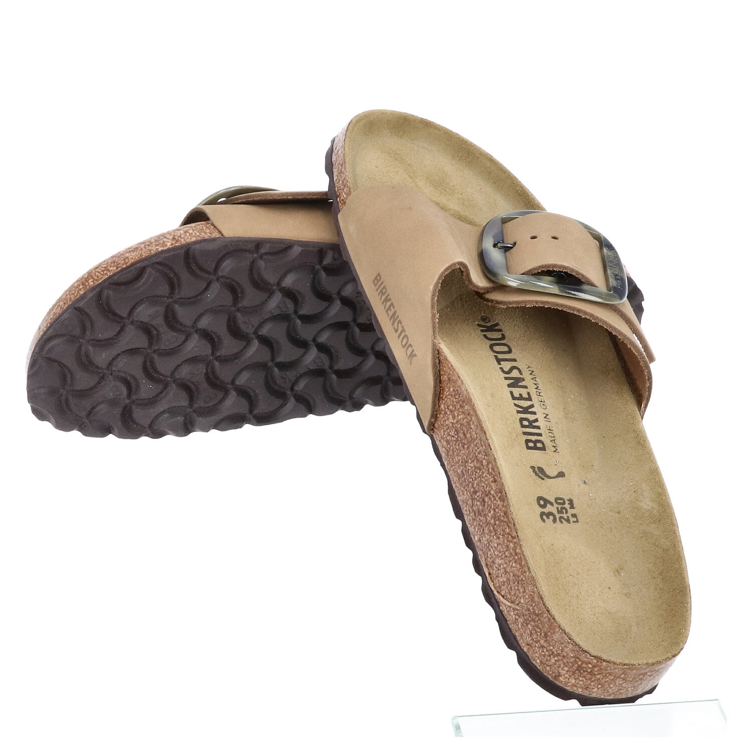 Birkenstock Sandalen Größe 39 Madrid Big Buckle Mud Green  