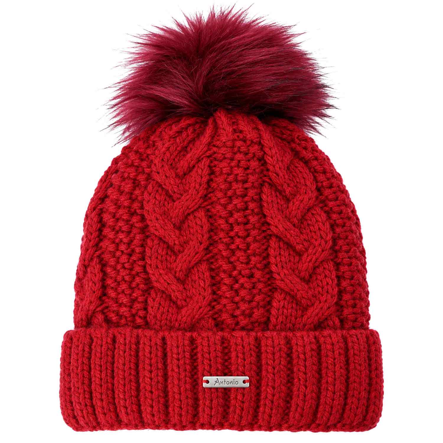 Antonio Winter Lady Fashion Beanie - rot Abbildung 1