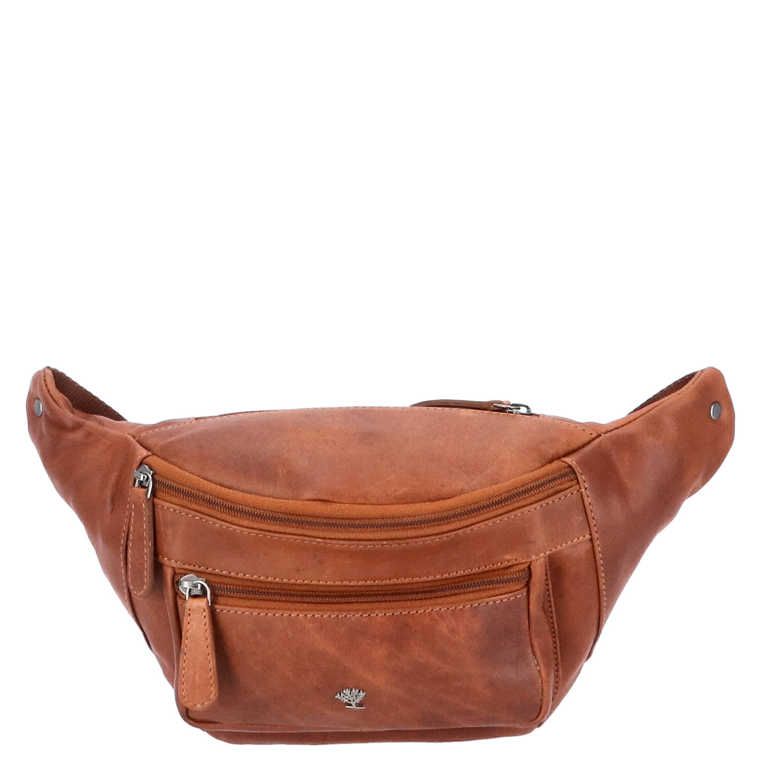 The Skandinavian Brand Leder Bauchtasche, Hüttasche, Body Bag  braun Abbildung 5