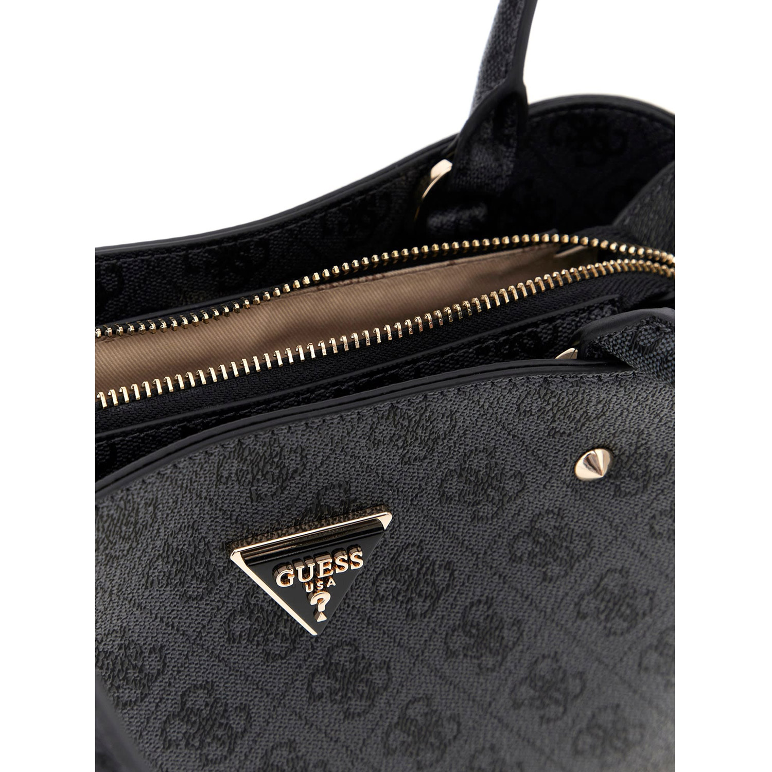 GUESS Damen Schultertasche Meridian II Coal Logo Abbildung 3