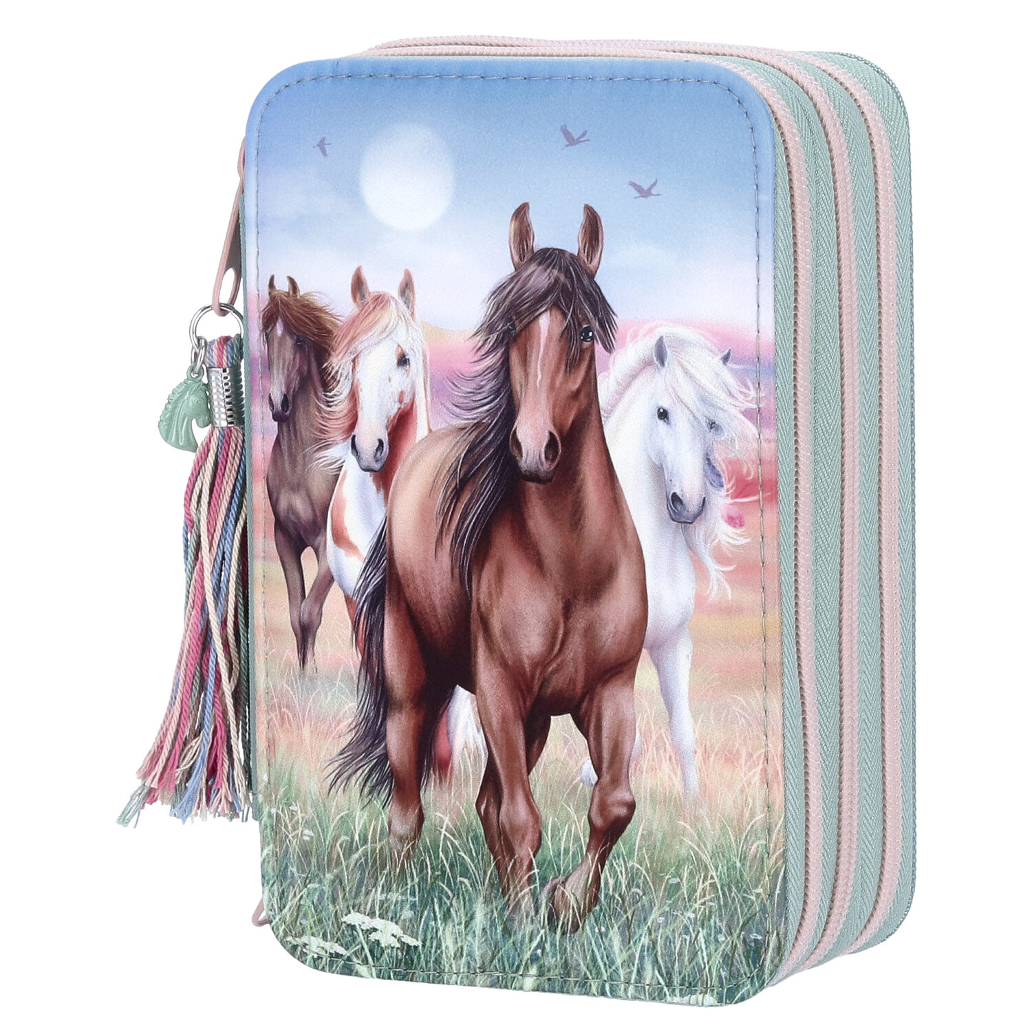 Depesche 3-Fach Federtasche Miss Melody Hoof Clatter 