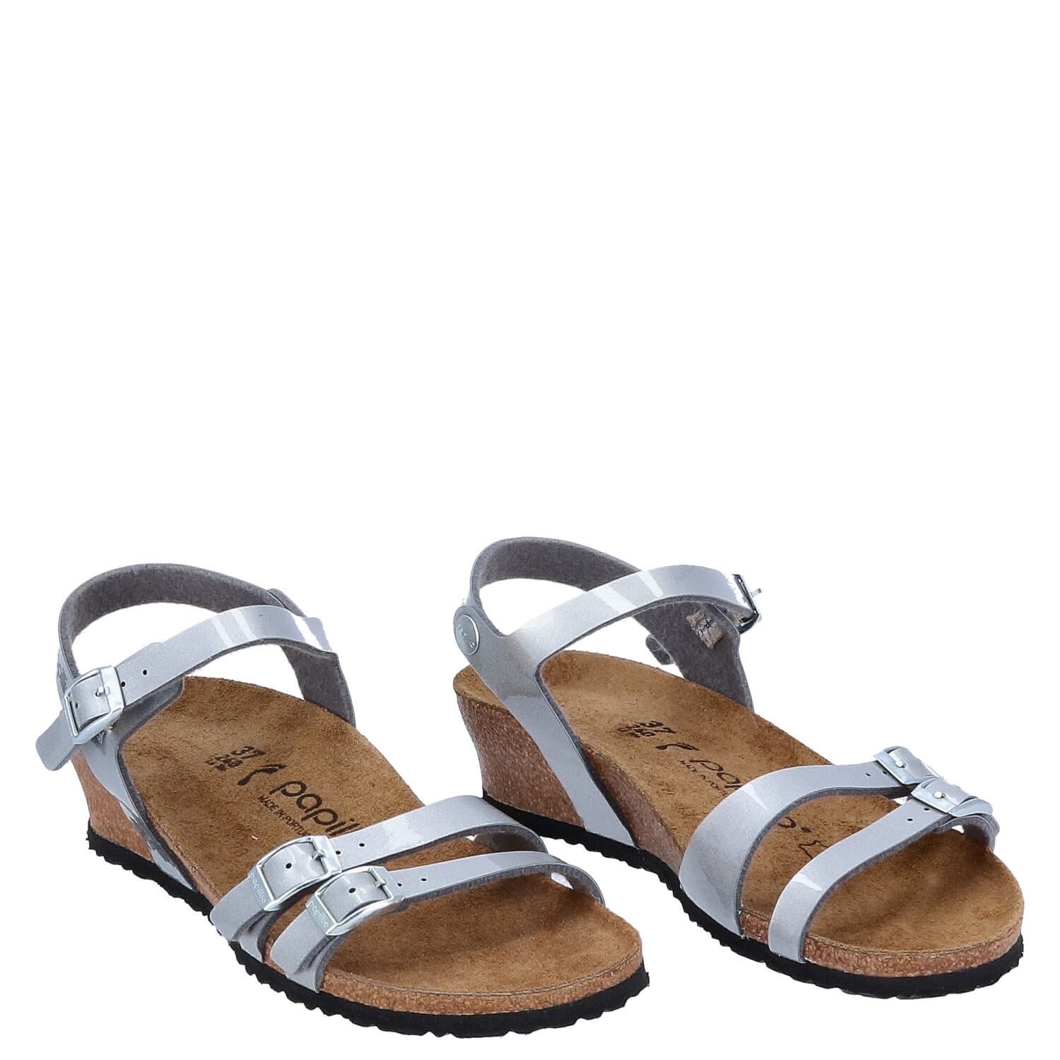 papillio Damenschuhe Größe 37 Lana Metallic silver   Abbildung 1