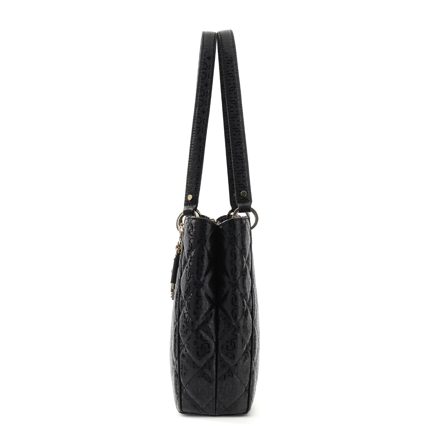 GUESS Umhängetasche Libby Noel Tote Black Abbildung 3