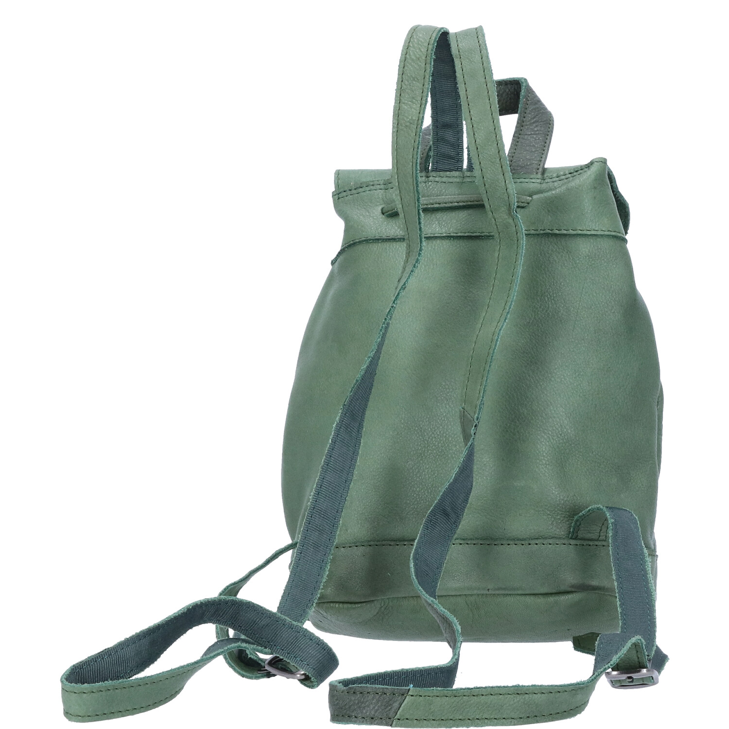 The Skandinavian Brand Damen Lederrucksack mini Style  grün