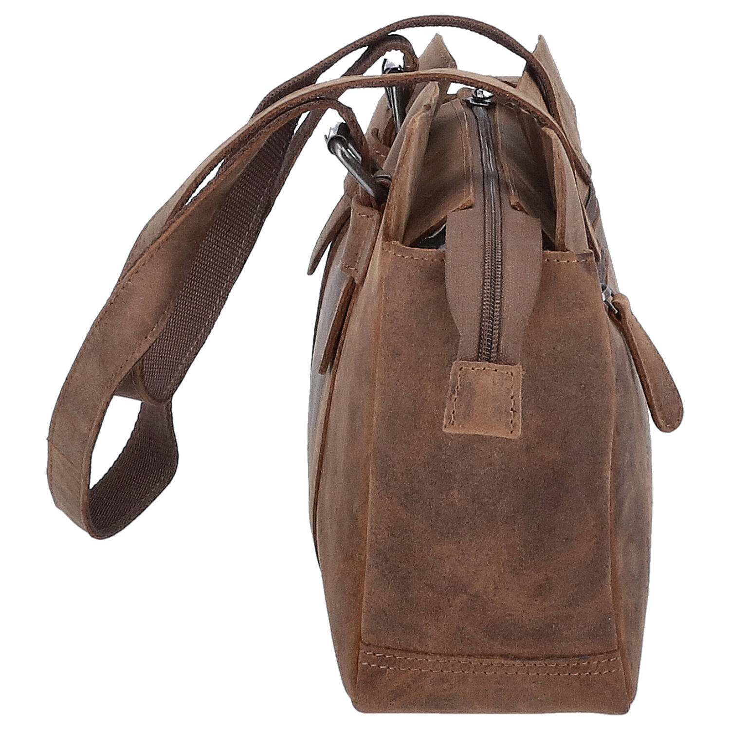 The Skandinavian Brand Leder Umhängetasche - hunter Abbildung 8