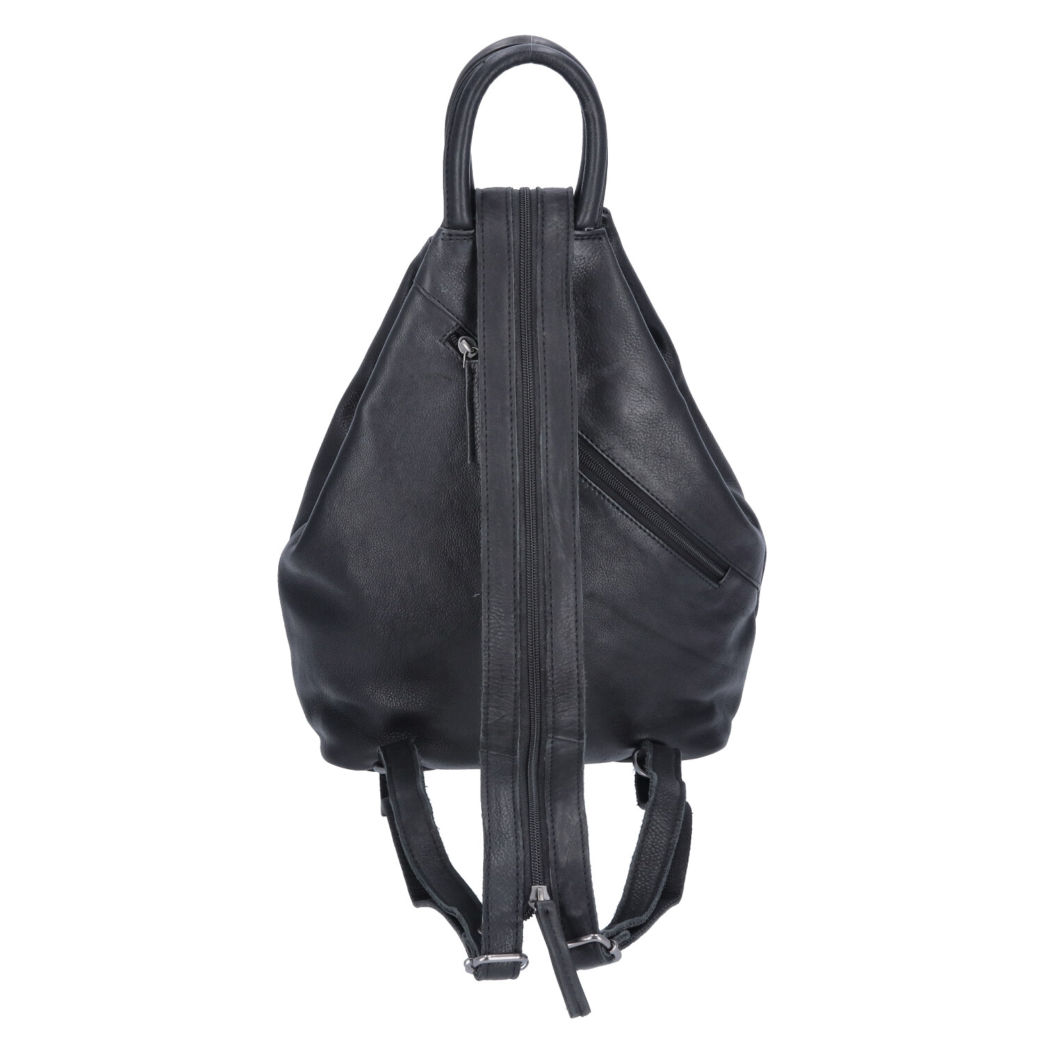 The Skandinavian Brand Damen Leder Rucksack - Black Abbildung 3