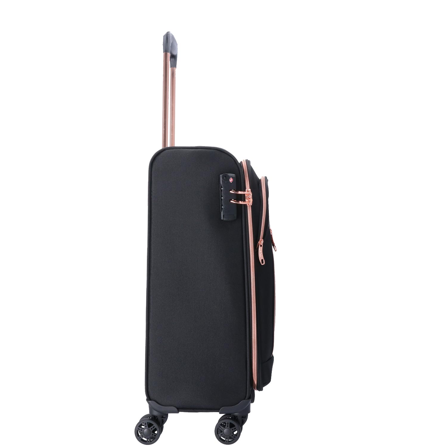 TheTrueC 4 Rollen Koffer Superlight 55cm Kopenhagen black/rose