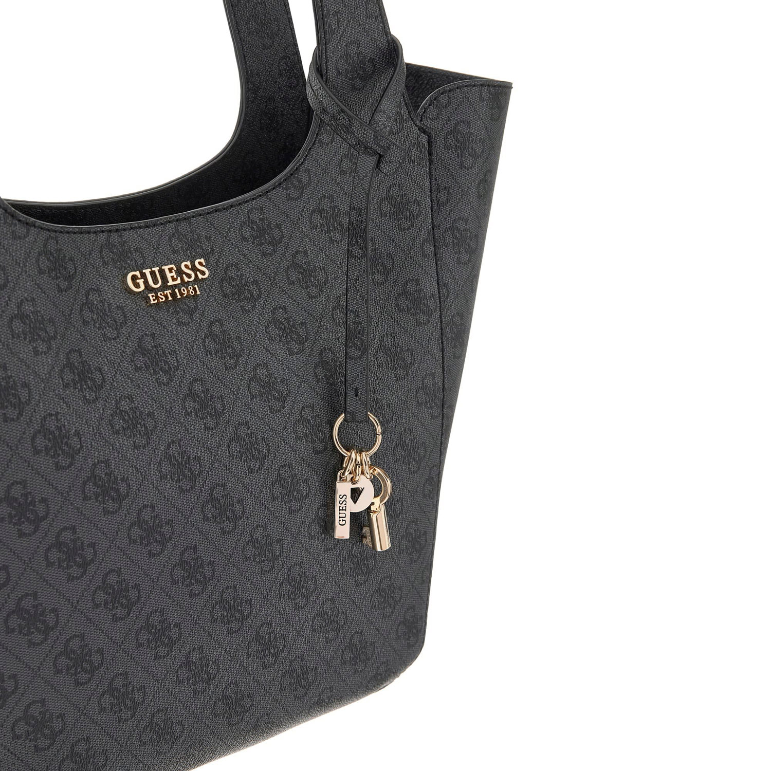 GUESS Shopper Handtasche Calista Coal Logo Abbildung 5