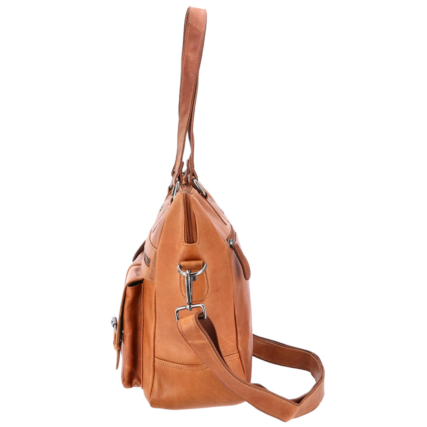 The Skandinavian Brand Leder Shopper - Cognac Abbildung 3