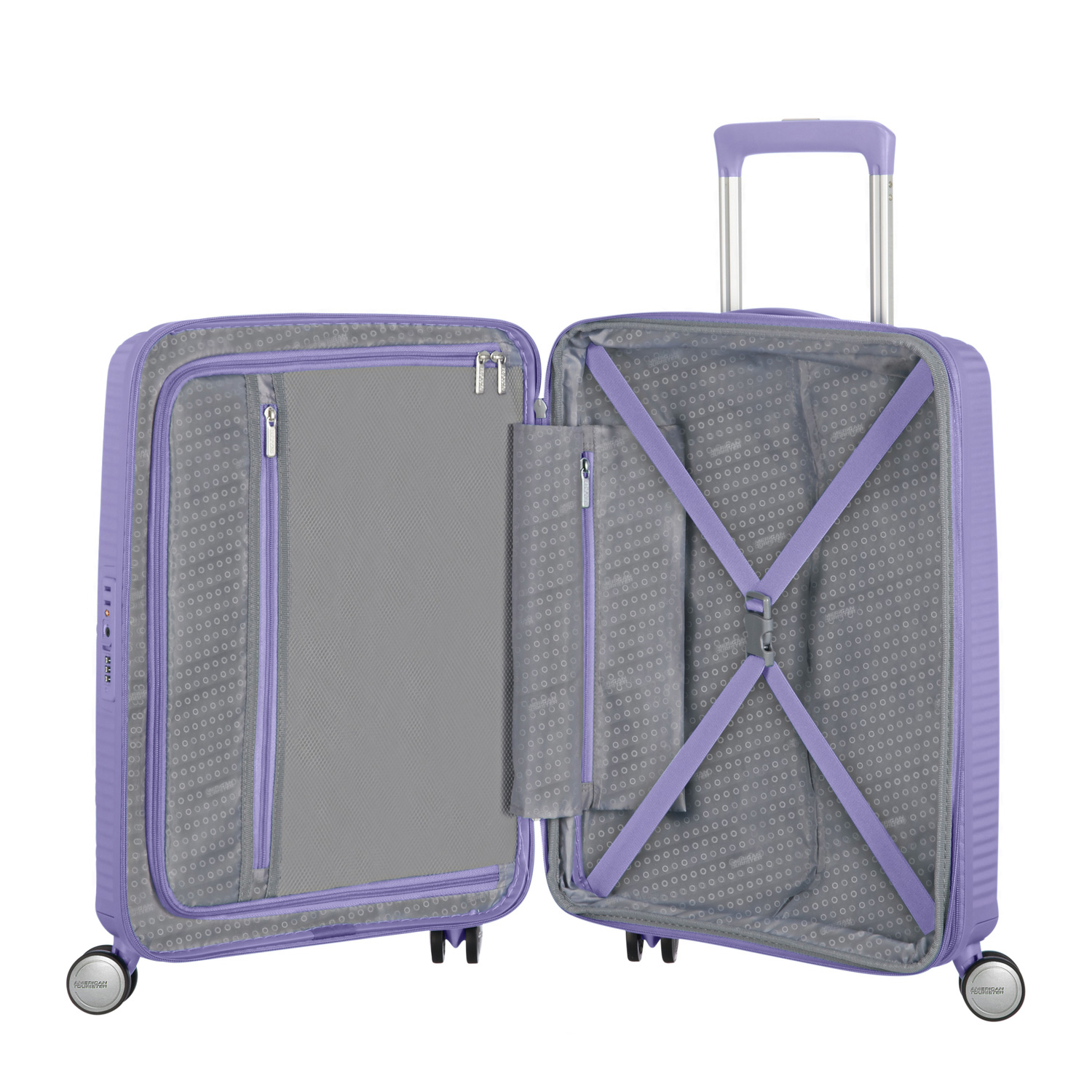 American Tourister Trolley mit 4 Rollen 67 cm Soundbox lavender Abbildung 6