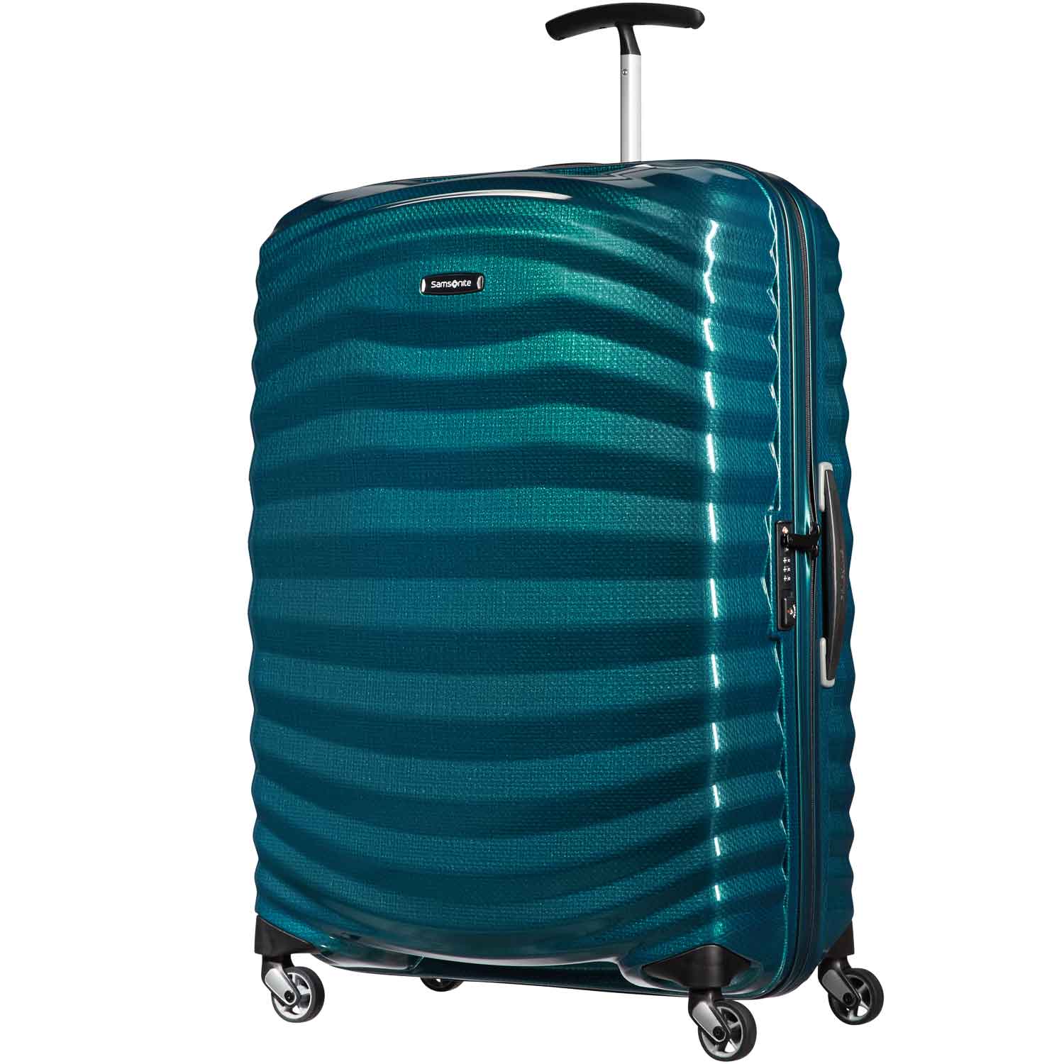 Samsonite Spinner 4 Rollen Koffer 75/28 cm Lite-Shock Petrol Blue Abbildung 1