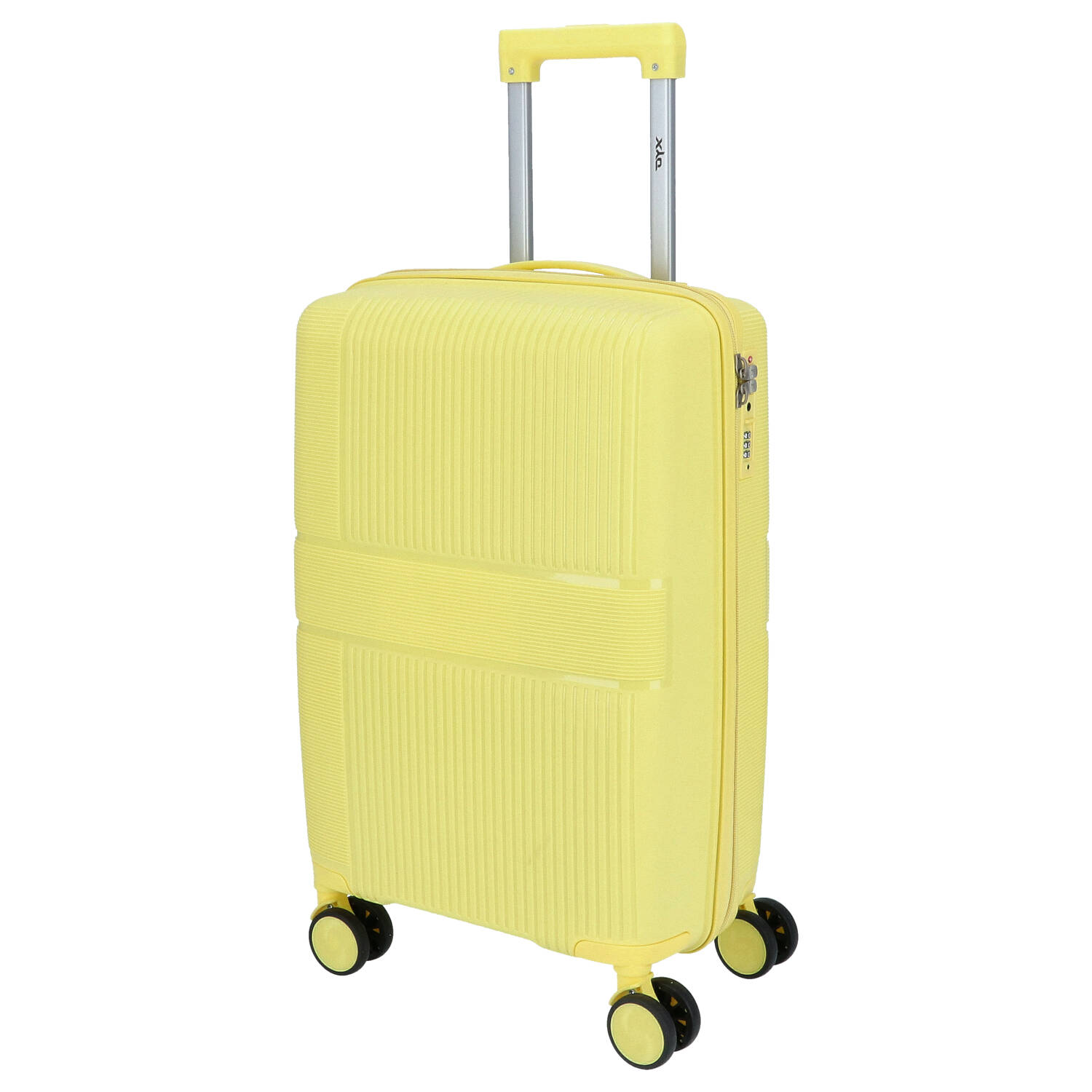 DYX 4 Rollen Trolley 4er Set S/M/L/Beauty Case Rom gelb Abbildung 3