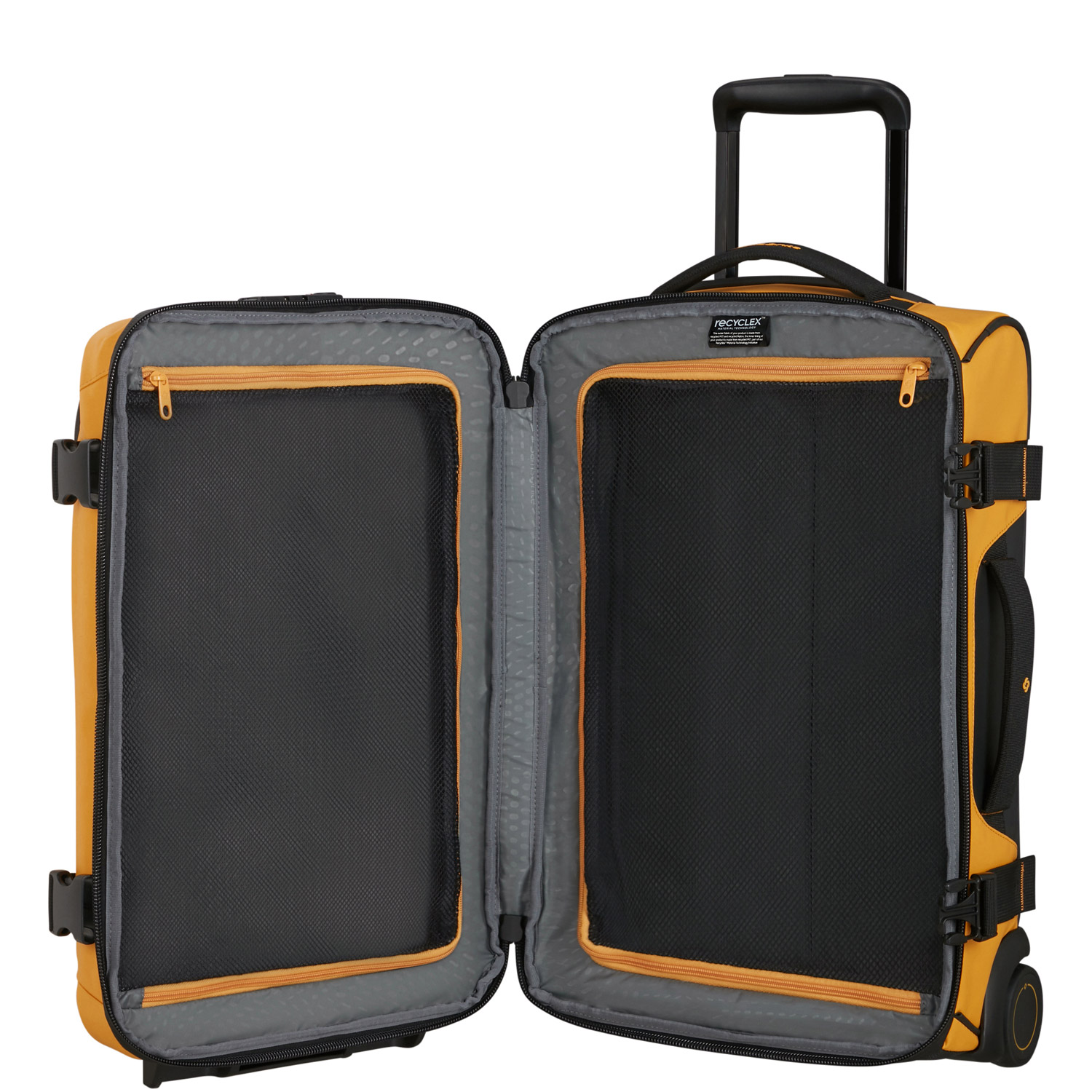 Samsonite Reisetasche mit Rollen&Doppelrahmen 55cm Ecodiver yellow