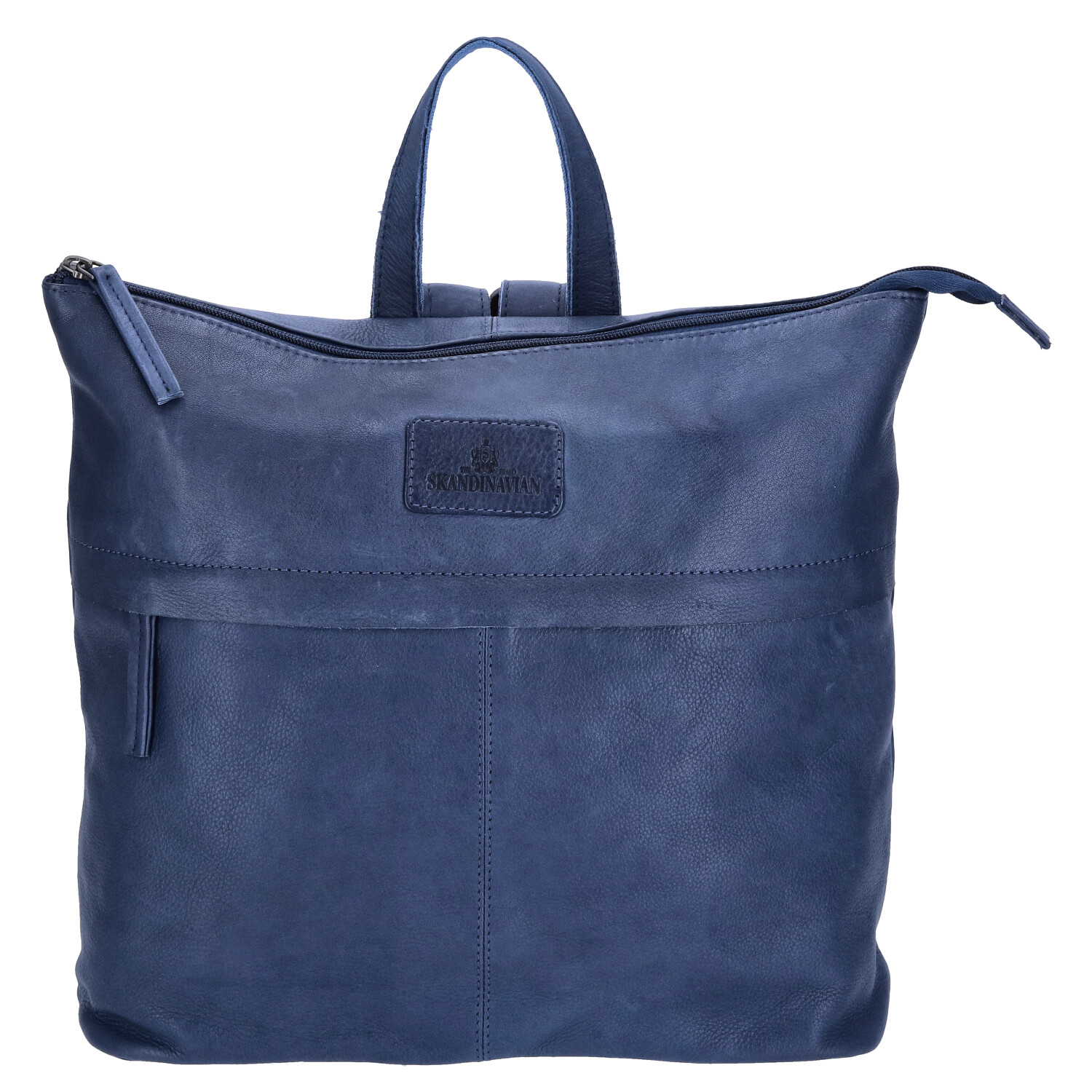The Skandinavian Brand Damen Leder Rucksack - Blue Abbildung 4