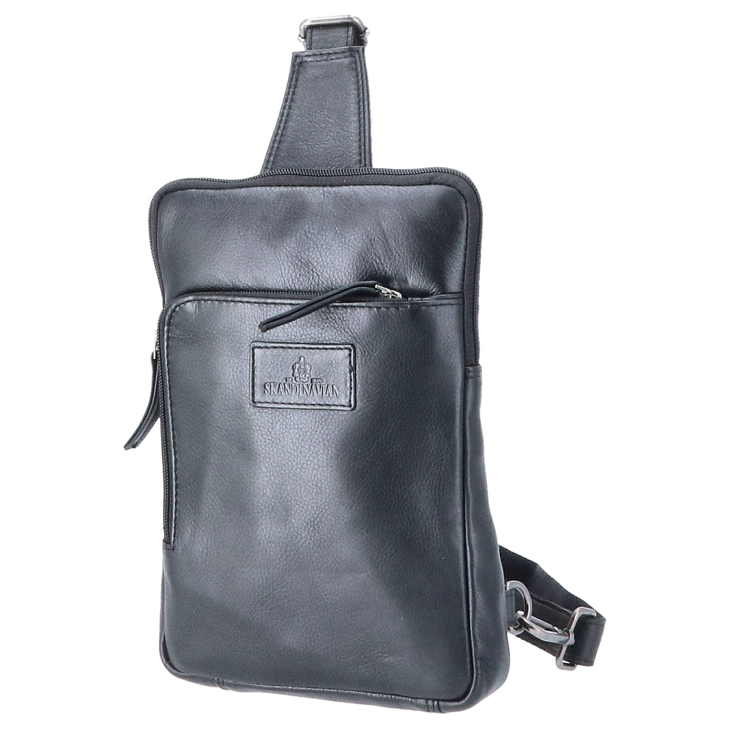 The Skandinavian Brand Leder Umhängetasche - Black Abbildung 1