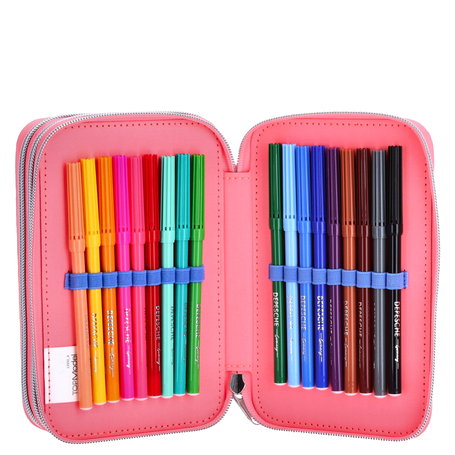 Depesche 3-Fach Federtasche mit Wendepailletten TOPModel 80-Rot Abbildung 7