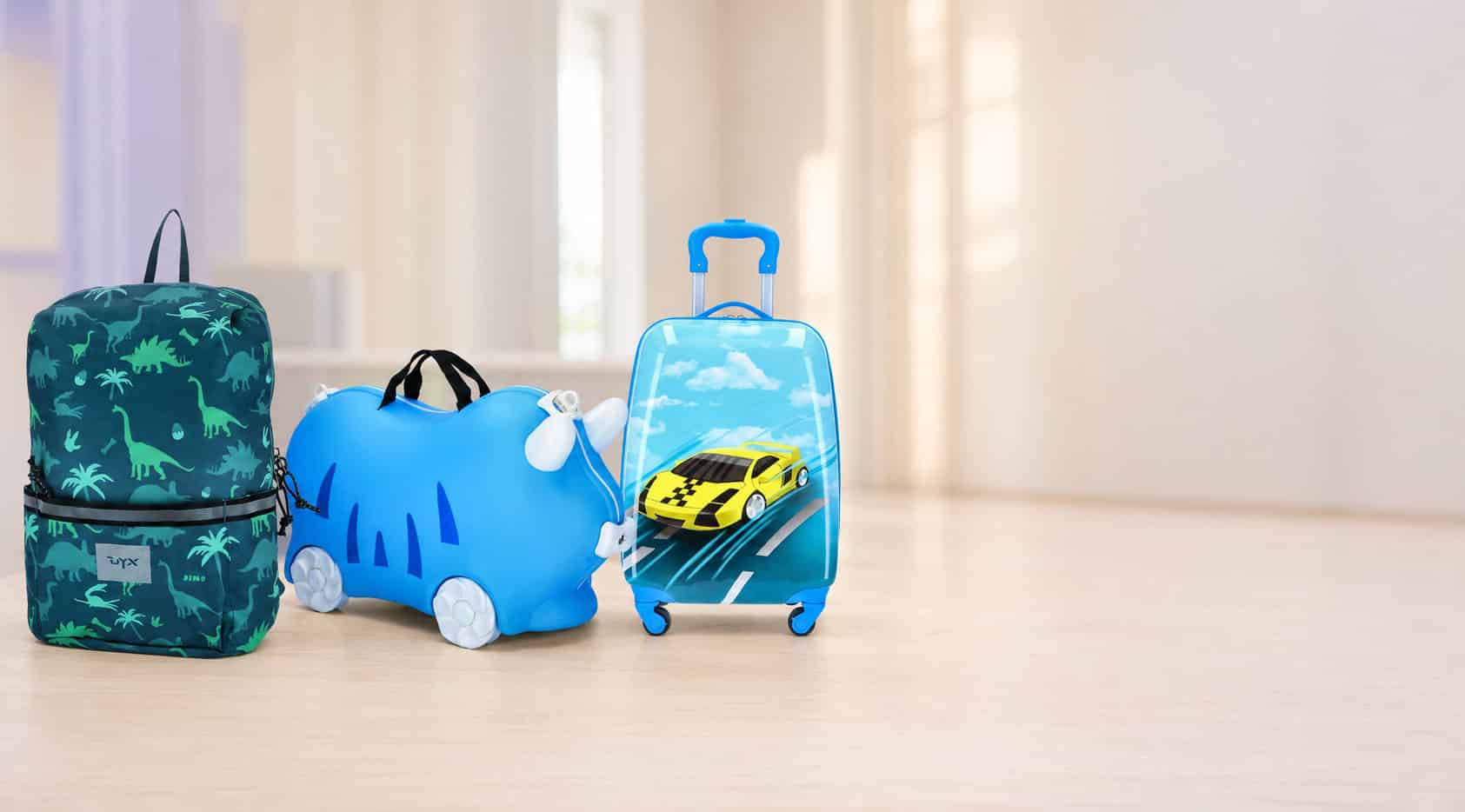 Kindertaschen und Kinderkoffer für unterwegs