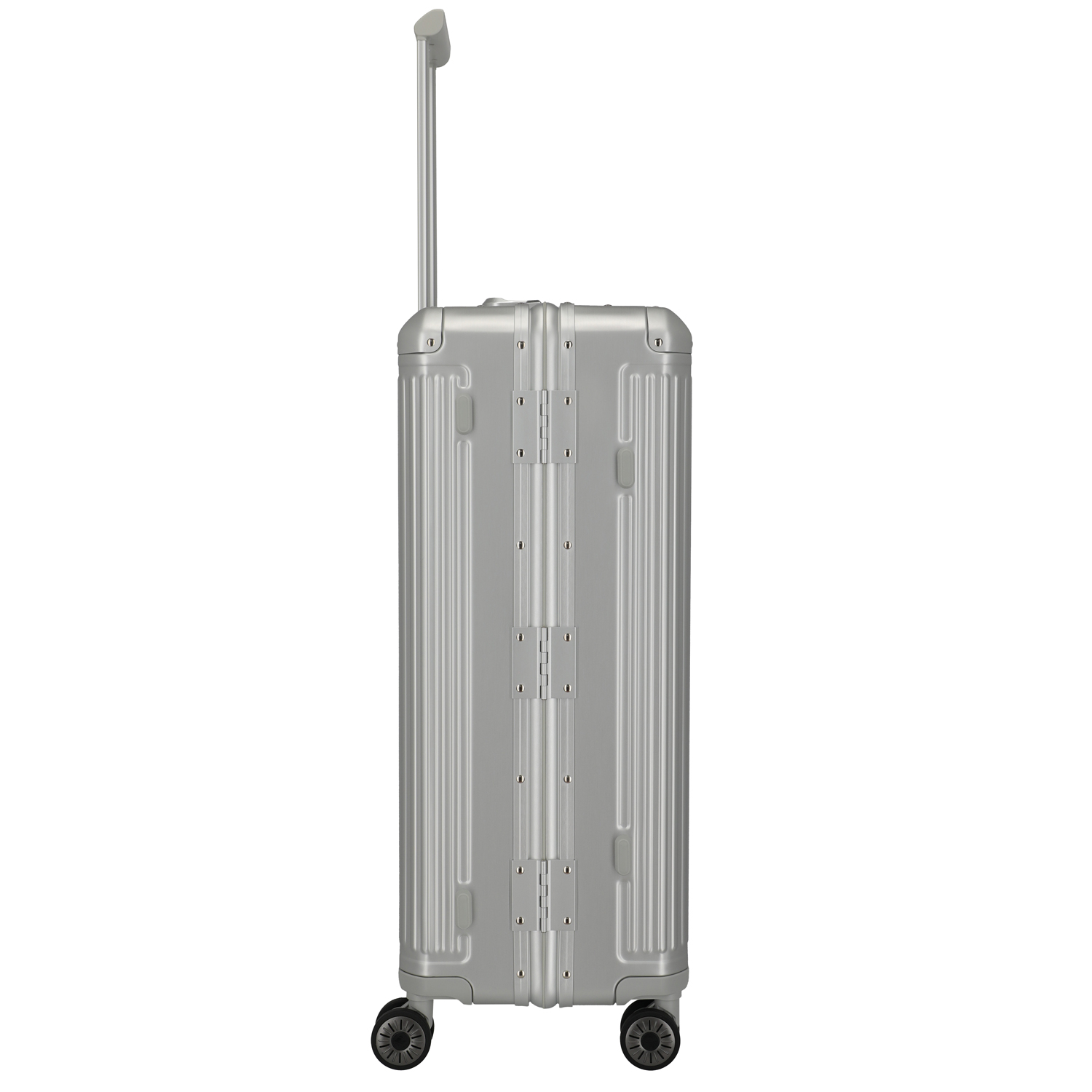 Travelite Aluminium Trolley 4 Rollen L NEXT silber