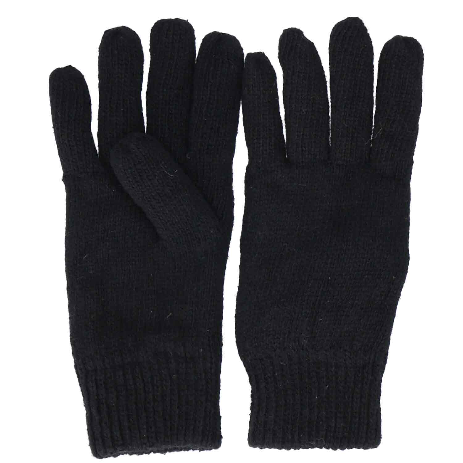 Antonio Herren Winter Fingerhandschuhe mit Thinsulate 3M  Black